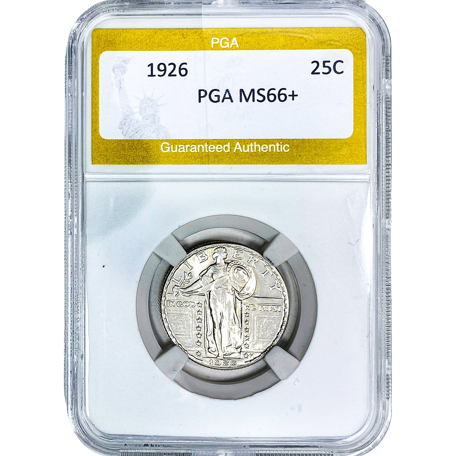 1926 Standing Liberty Nickel PGA MS66+: 1926 Standing Liberty Nickel PGA MS66+