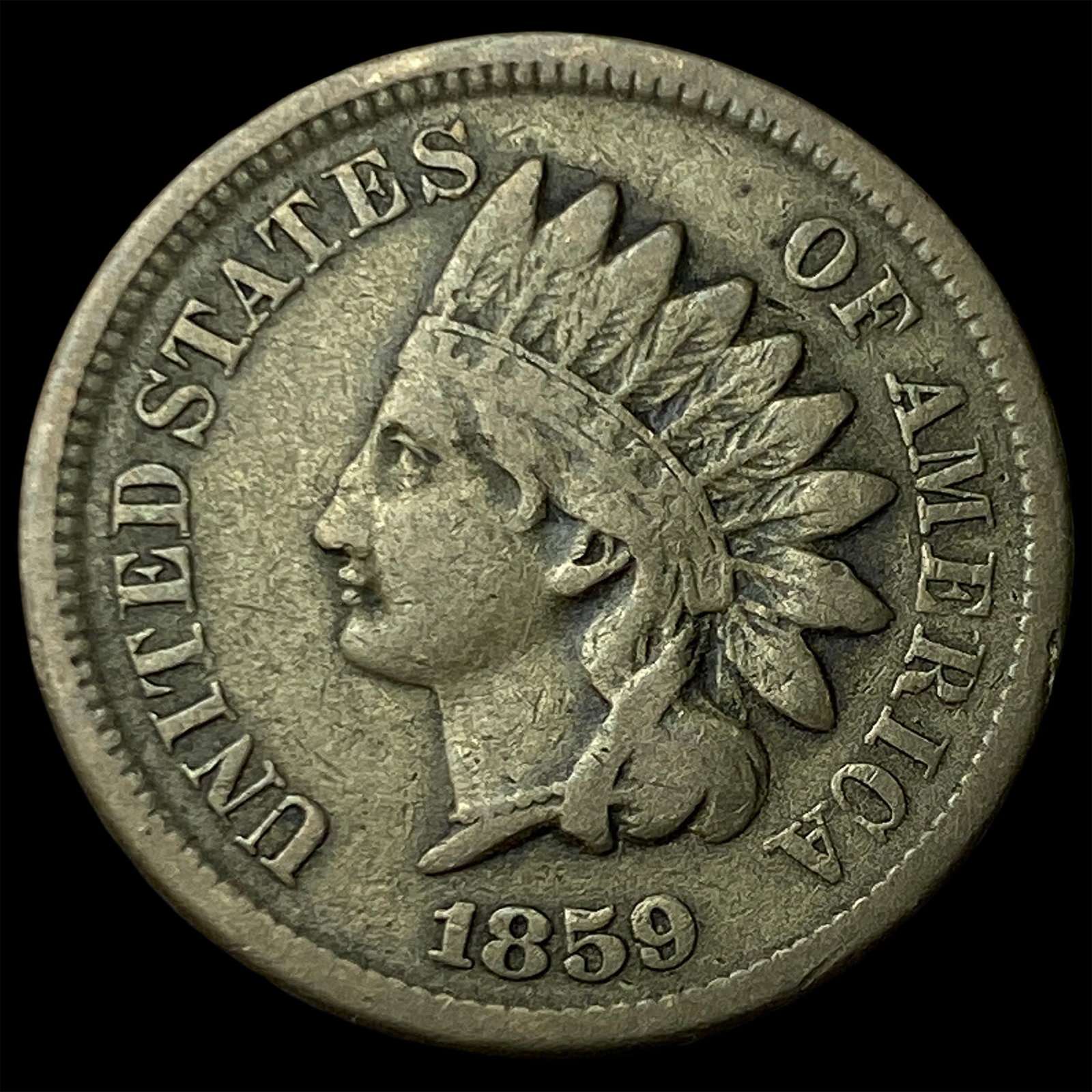 1859 Indian Head Cent LIGHTLY CIRCULATED (1 of 2)