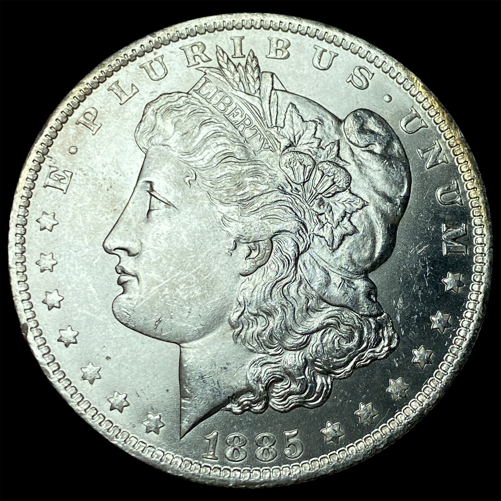 1885-O Silver Morgan Dollar CHOICE BU: 1885-O Silver Morgan Dollar CHOICE BU