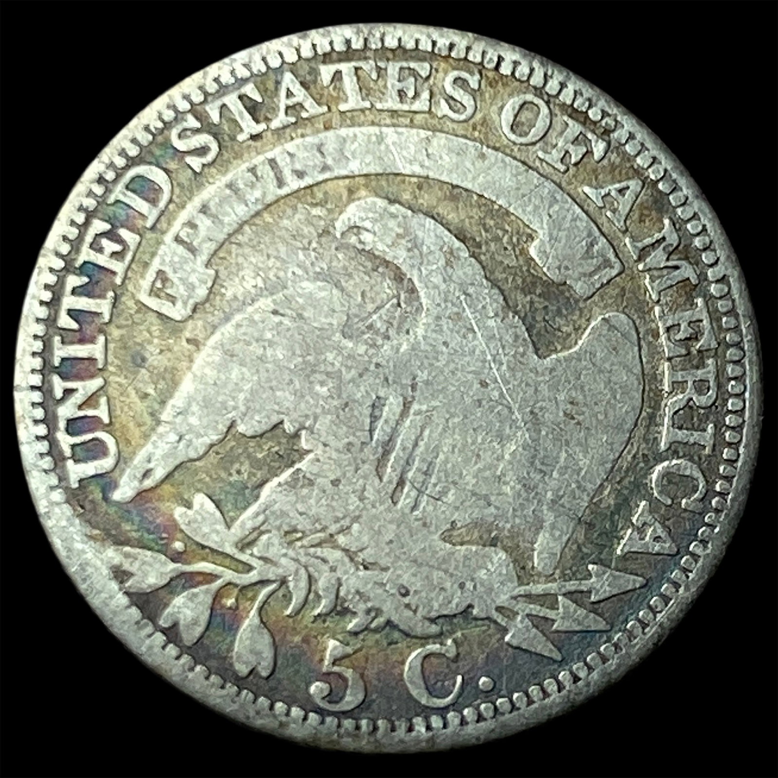 1829 Capped Bust Half Dime LIGHTLY CIRCULATED - 2