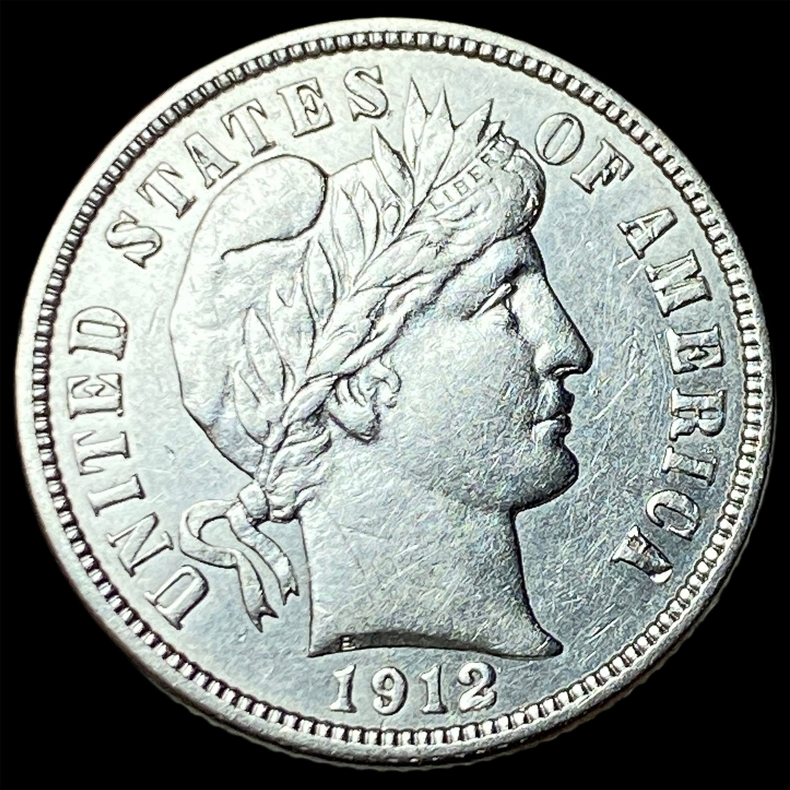1912 Barber Dime CHOICE AU: 1912 Barber Dime CHOICE AU
