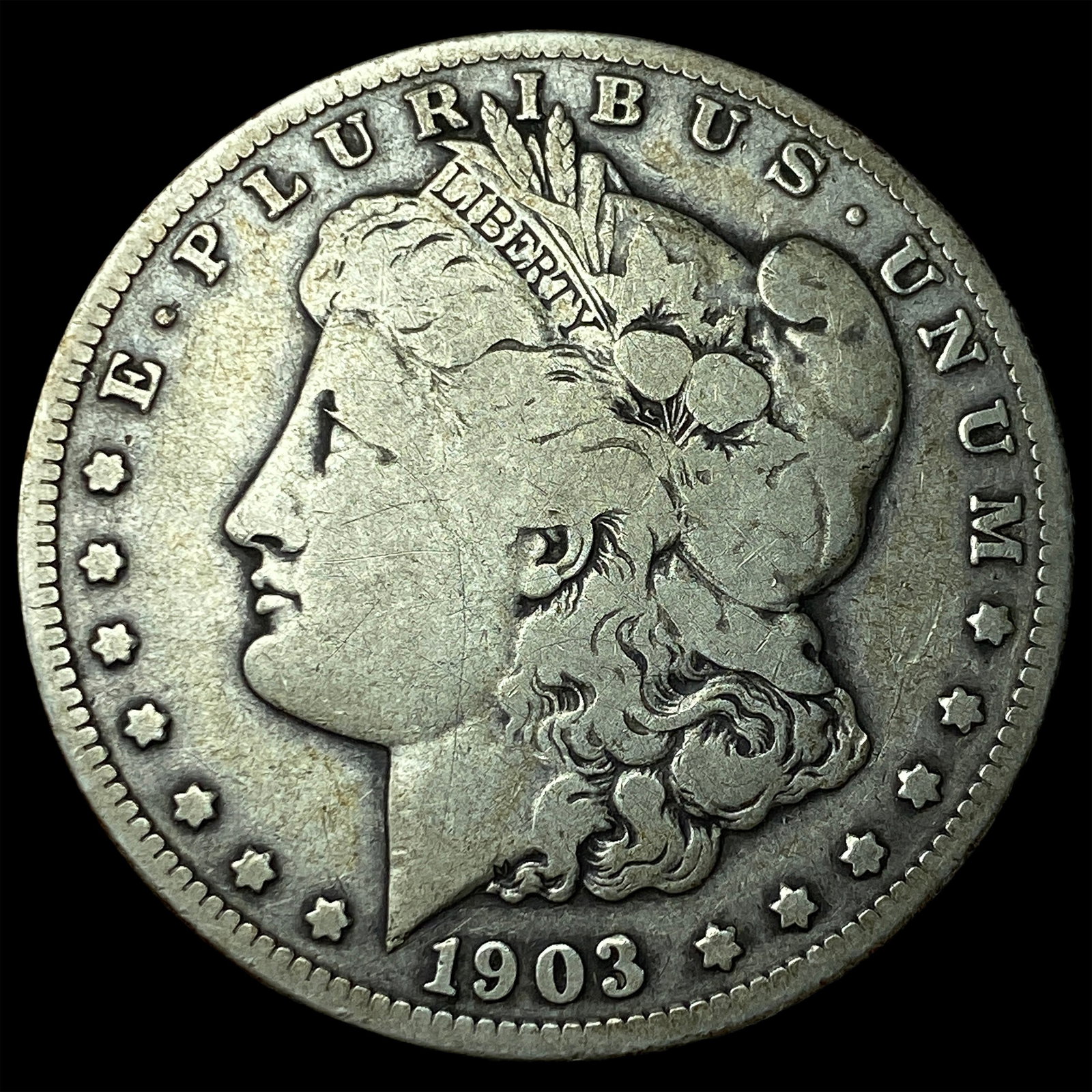 1903-S Silver Morgan Dollar LIGHTLY CIRCULATED: 1903-S Silver Morgan Dollar LIGHTLY CIRCULATED