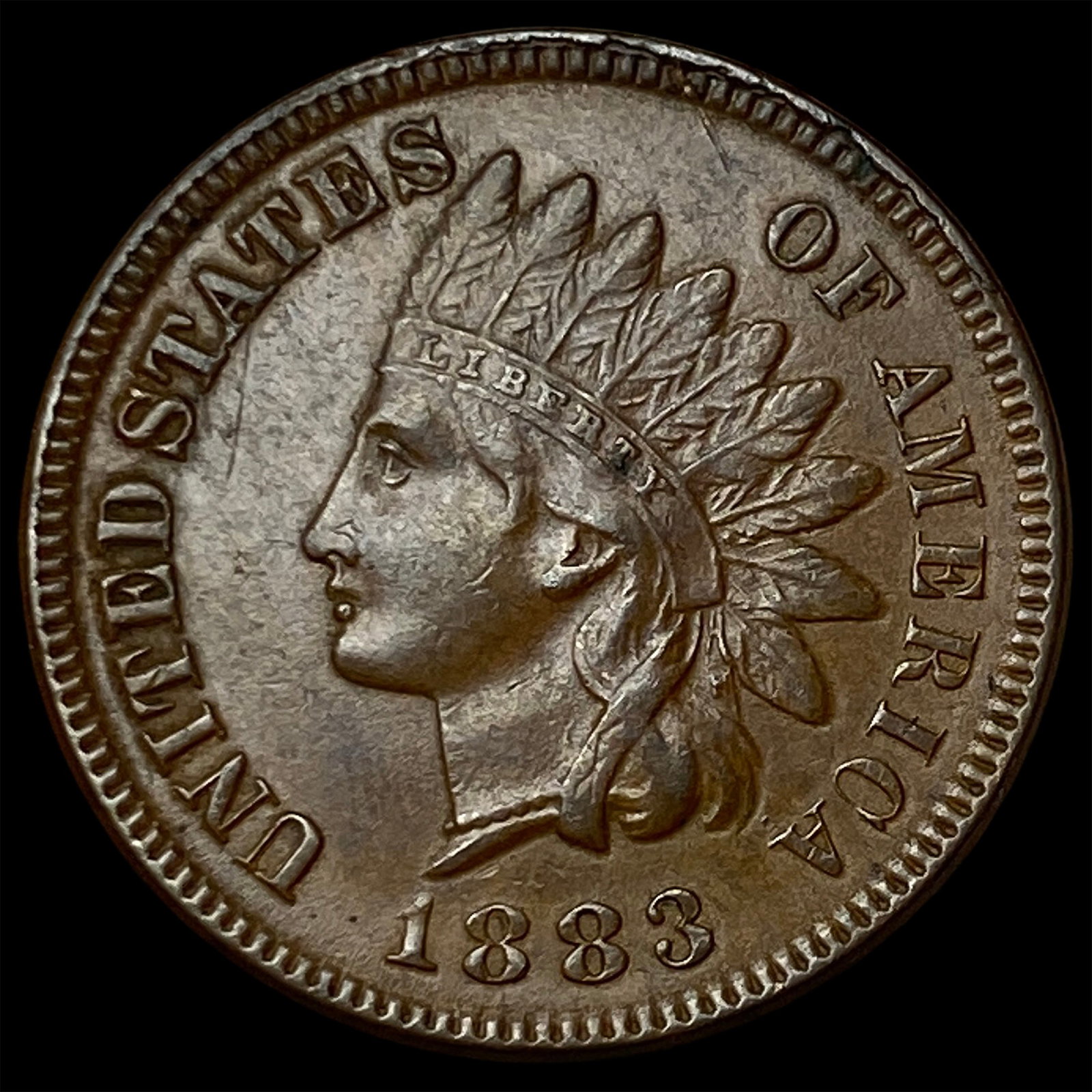 1883 Indian Head Cent CHOICE AU (1 of 2)
