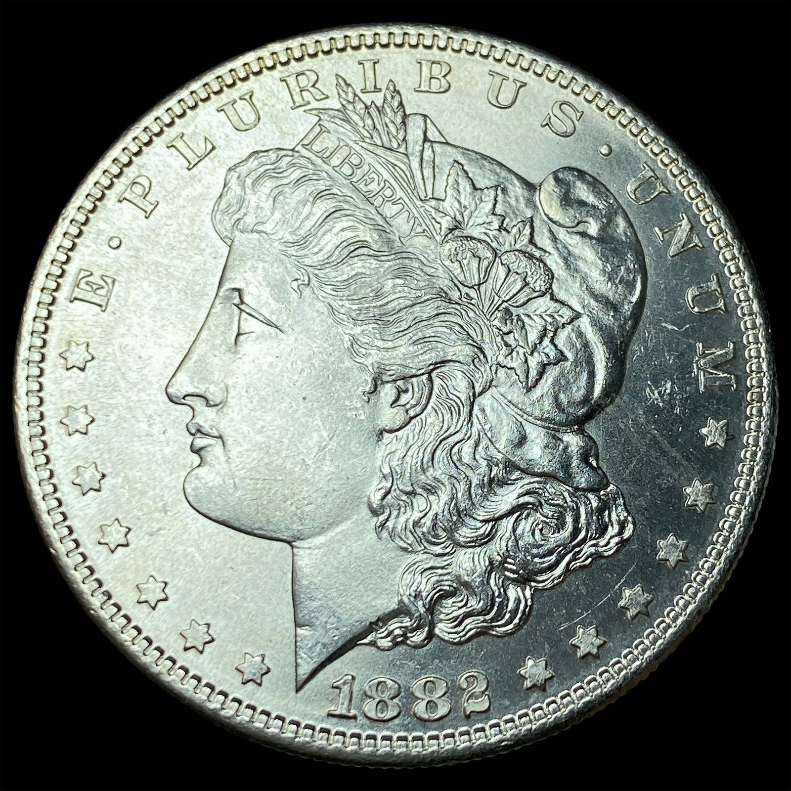 1882-S Silver Morgan Dollar GEM BU: 1882-S Silver Morgan Dollar GEM BU