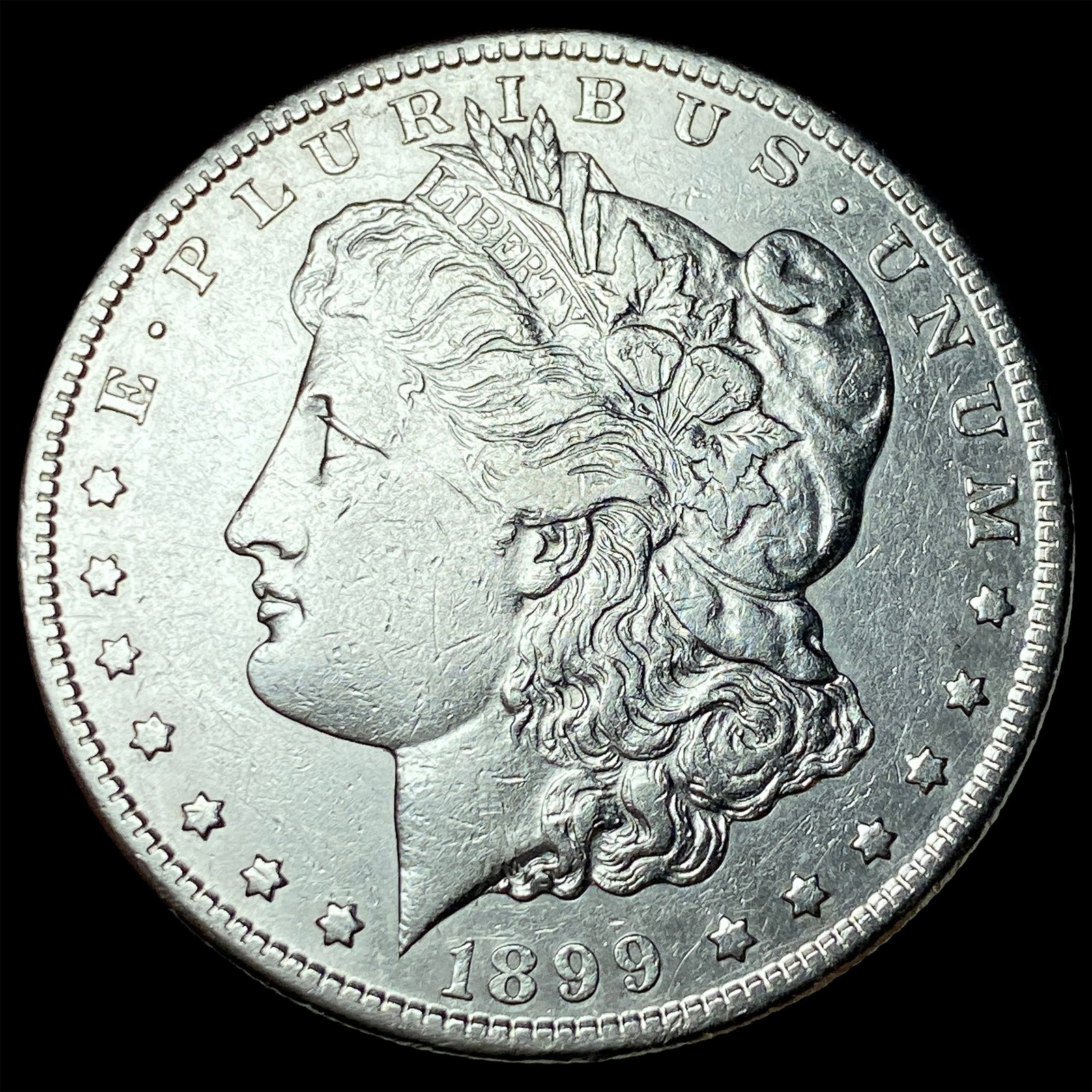 1899-S Silver Morgan Dollar CHOICE AU: 1899-S Silver Morgan Dollar CHOICE AU