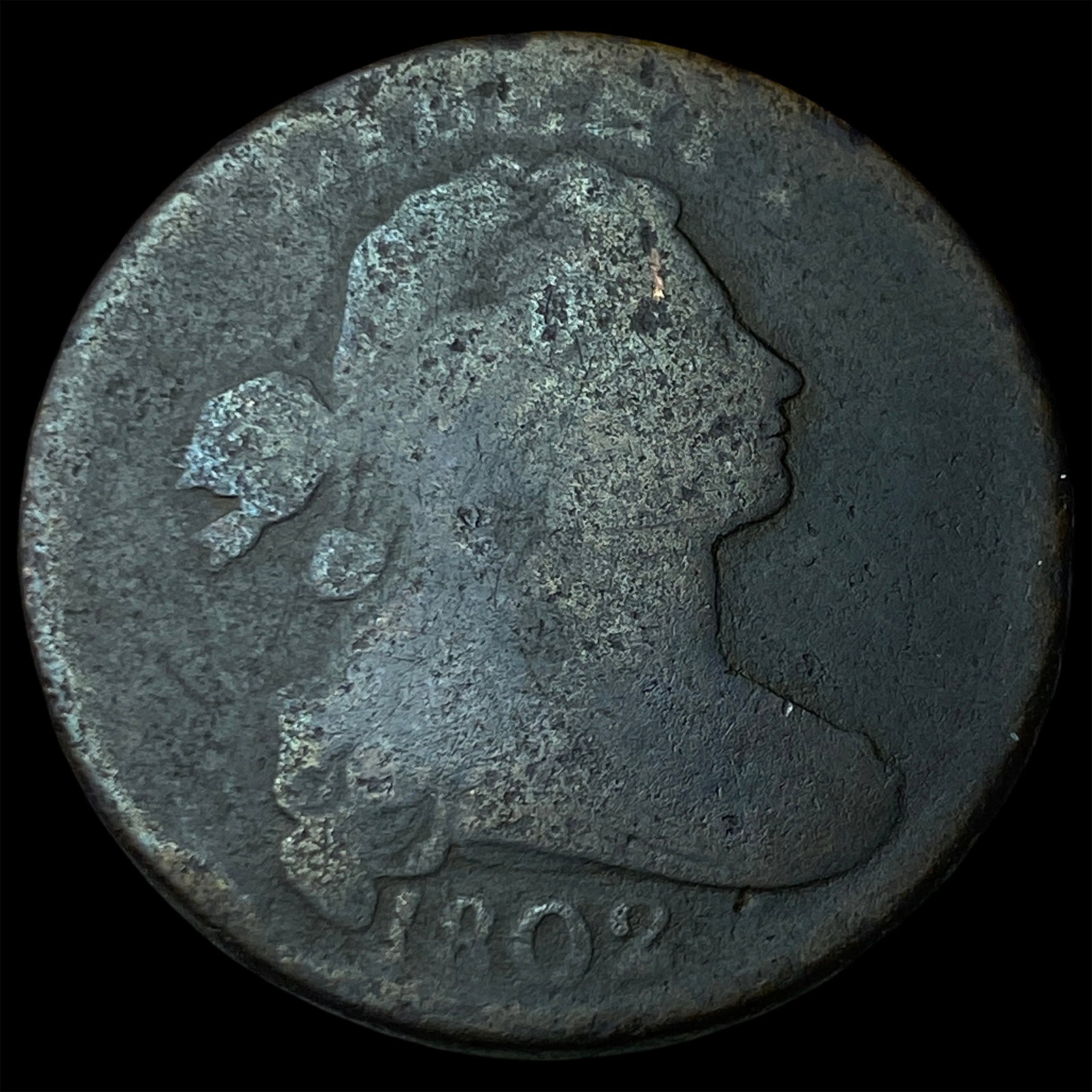 1802 Draped Bust Large Cent NICELY CIRCULATED (1 of 2)