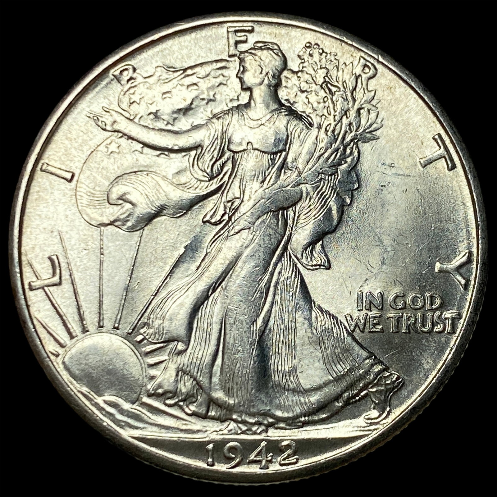 1942-D Silver Half Dollar GEM BU: 1942-D Silver Half Dollar GEM BU