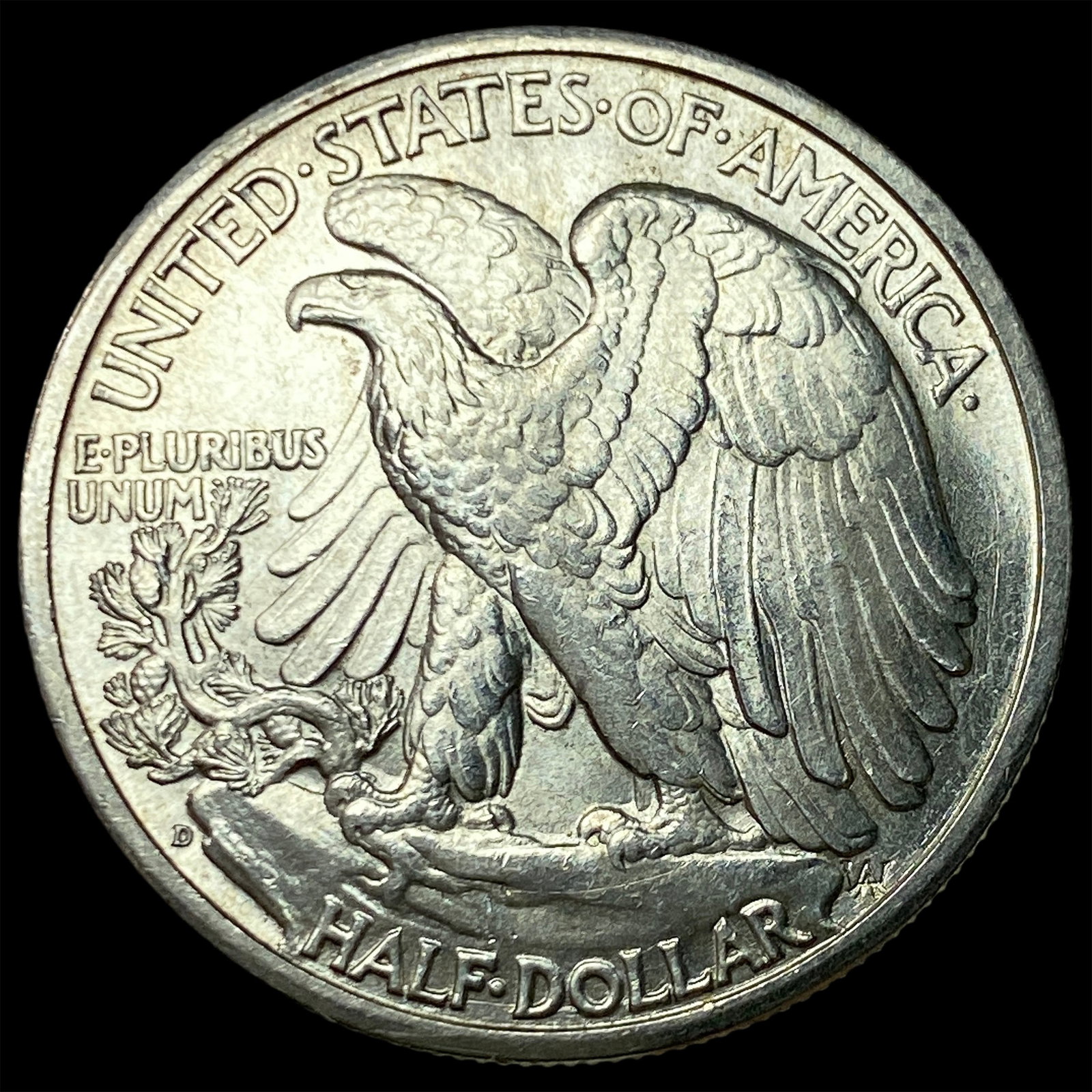 1942-D Silver Half Dollar GEM BU - 2