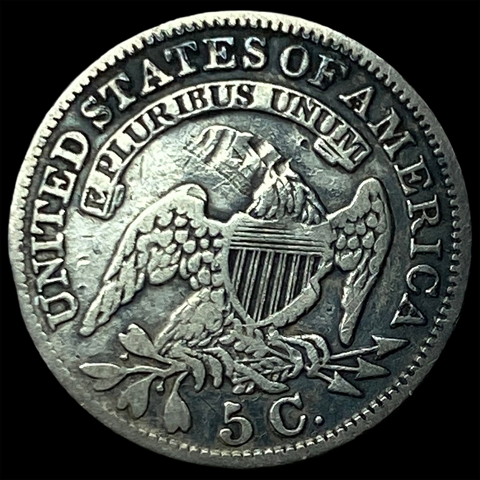 1830 Capped Bust Half Dime LIGHTLY CIRCULATED - 2
