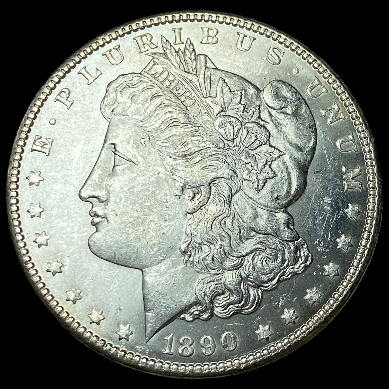 1890 Morgan Silver Dollar CHOICE BU: 1890 Morgan Silver Dollar CHOICE BU