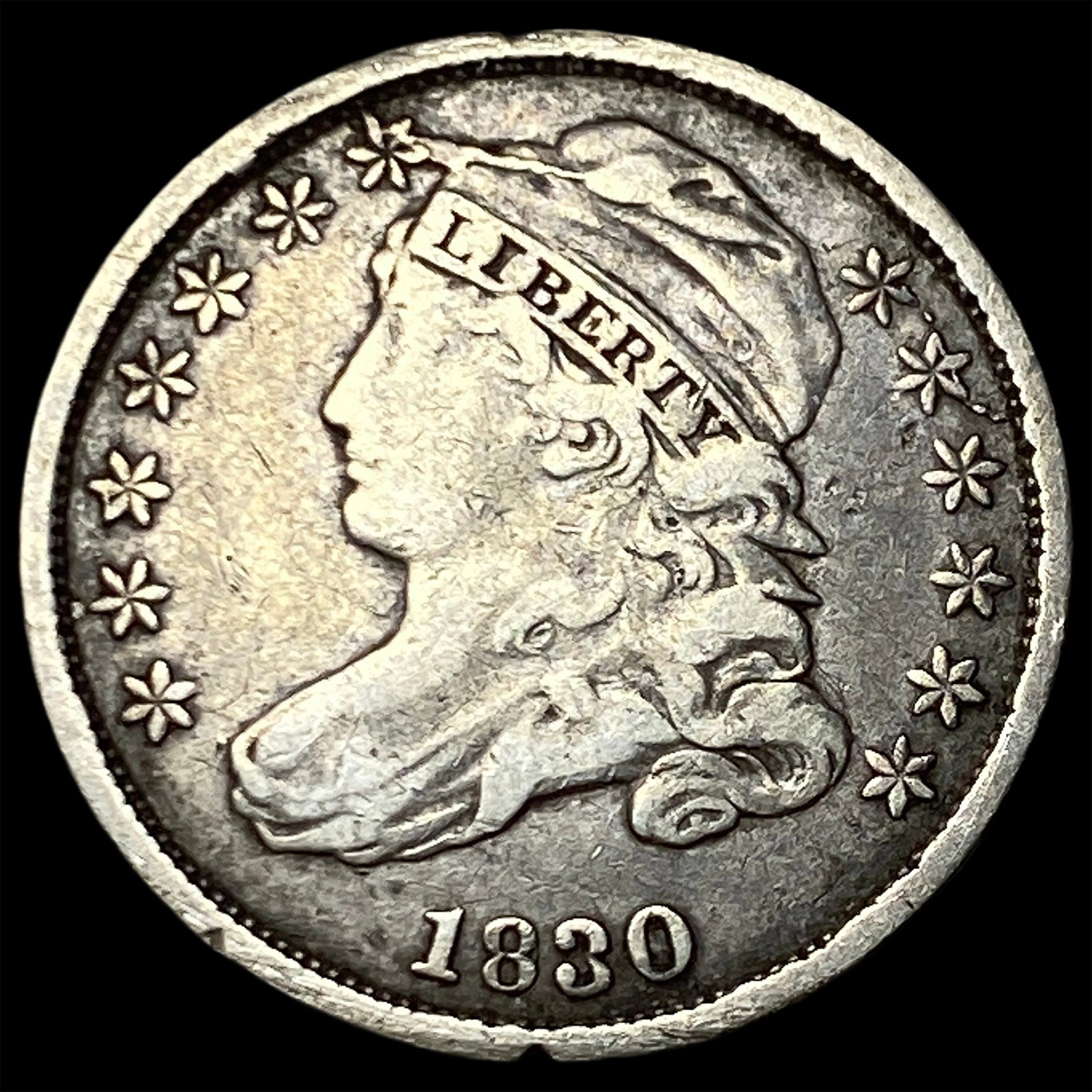 1830 Capped Bust Dime LIGHTLY CIRCULATED (1 of 2)