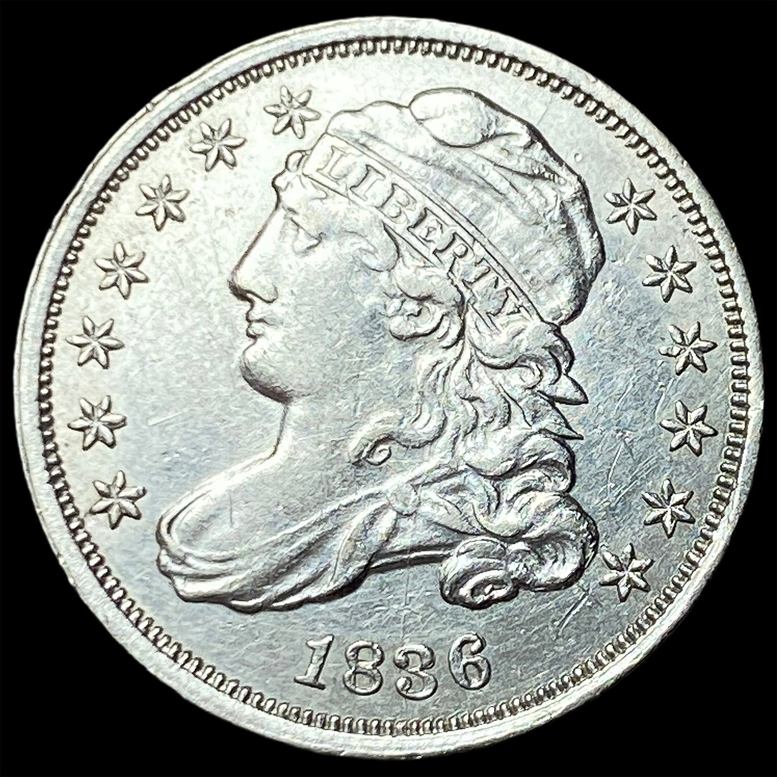 1836 Capped Bust Dime UNCIRCULATED: 1836 Capped Bust Dime UNCIRCULATED
