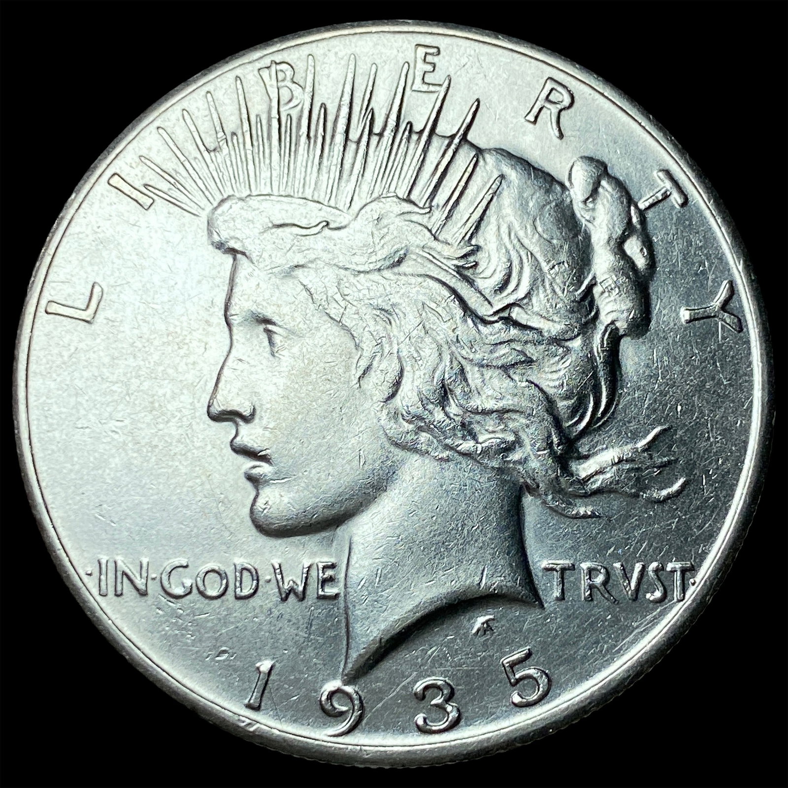 1935-S Silver Peace Dollar UNCIRCULATED: 1935-S Silver Peace Dollar UNCIRCULATED