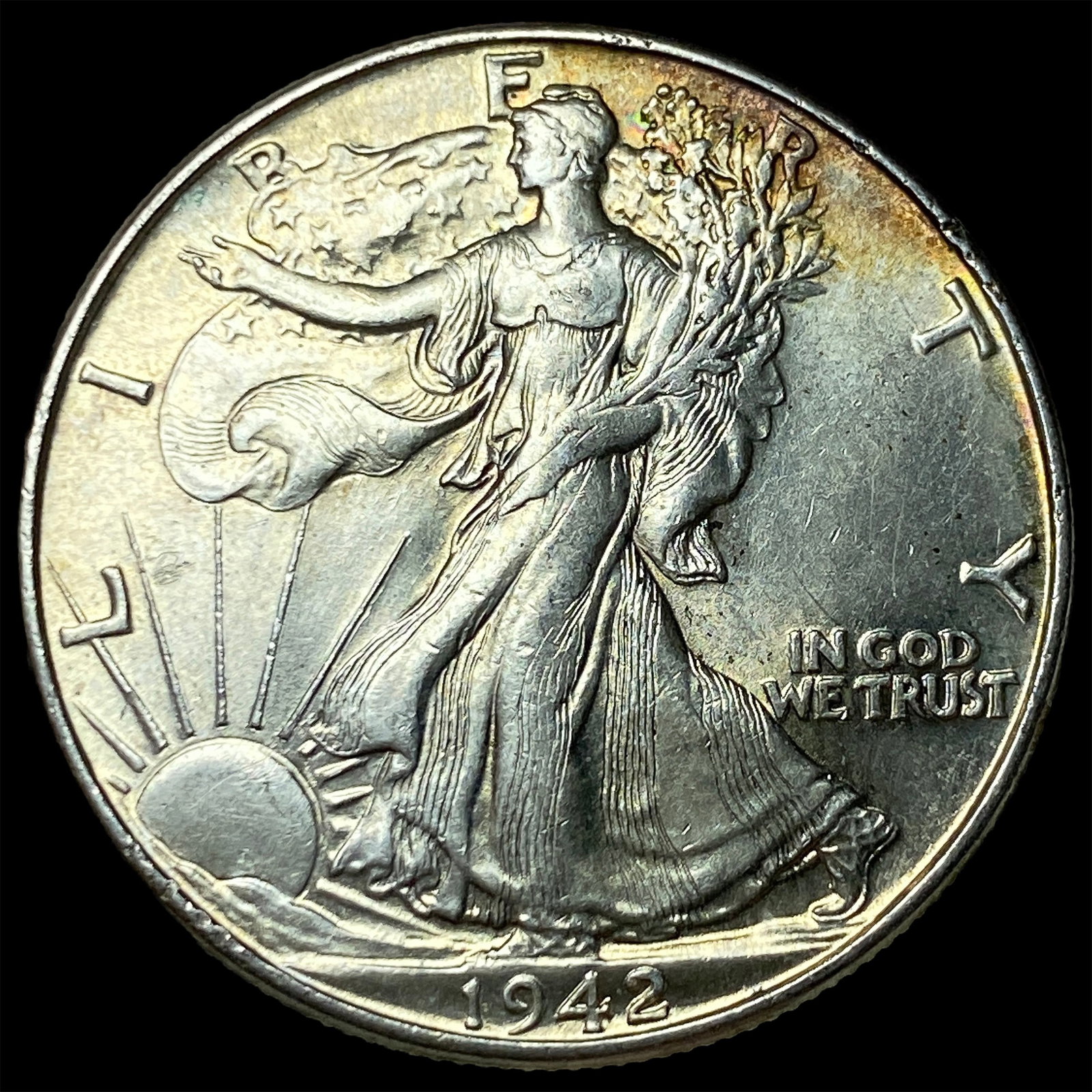 1942 Silver Half Dollar GEM BU: 1942 Silver Half Dollar GEM BU