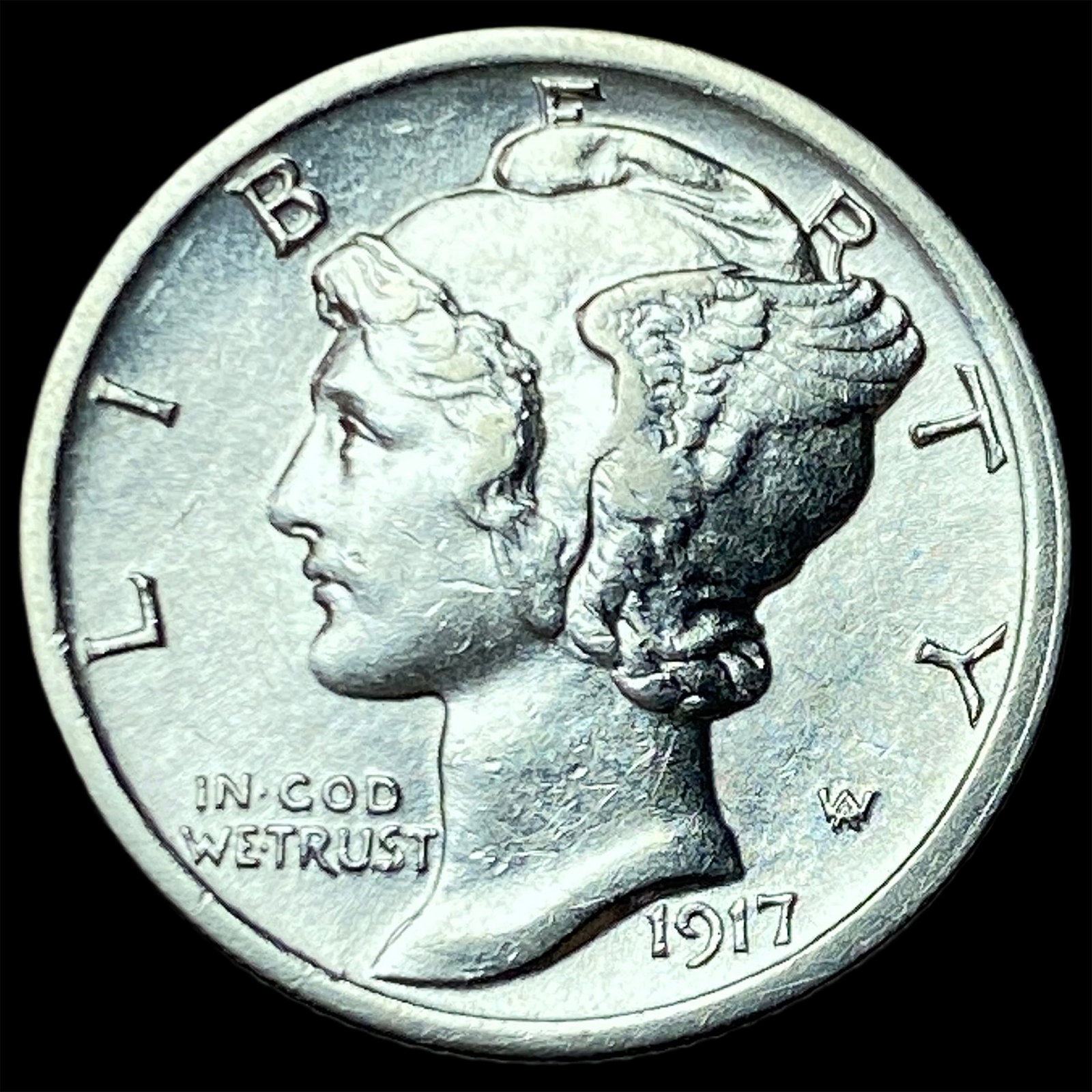 1917 Silver Mercury Dime CHOICE BU: 1917 Silver Mercury Dime CHOICE BU