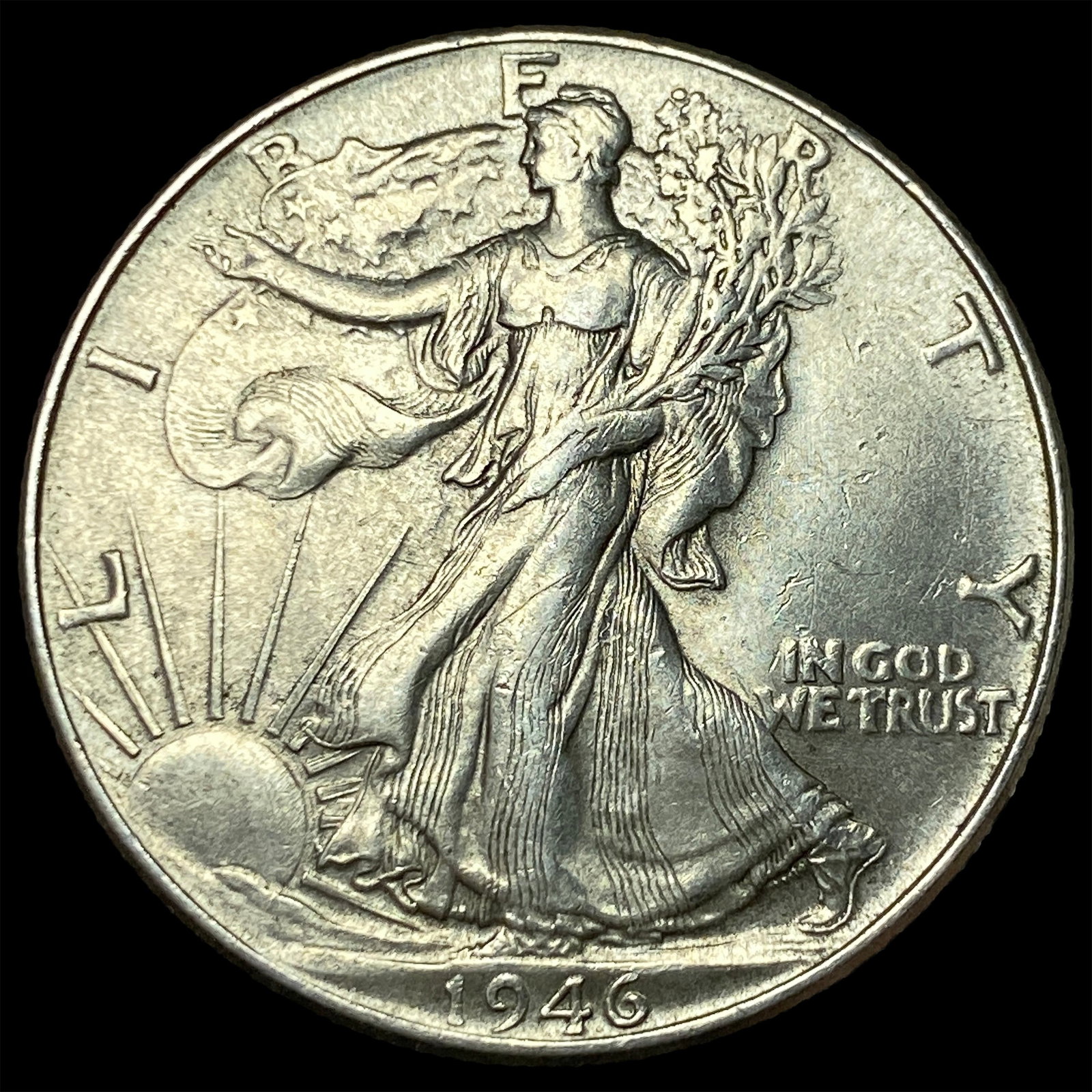 1946 Walking Liberty Half Dollar CHOICE BU: 1946 Walking Liberty Half Dollar CHOICE BU