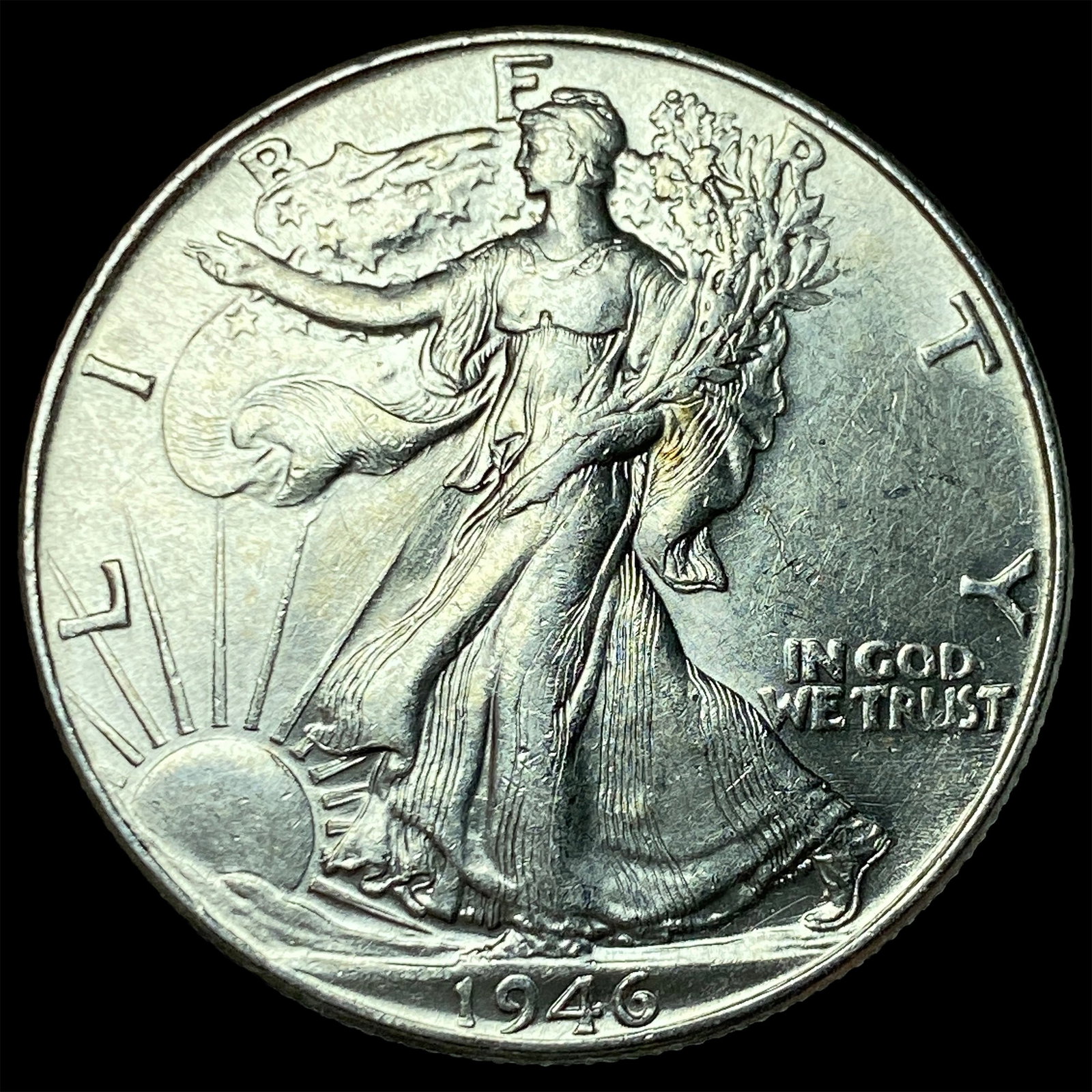 1946 Walking Liberty Half Dollar CHOICE BU: 1946 Walking Liberty Half Dollar CHOICE BU