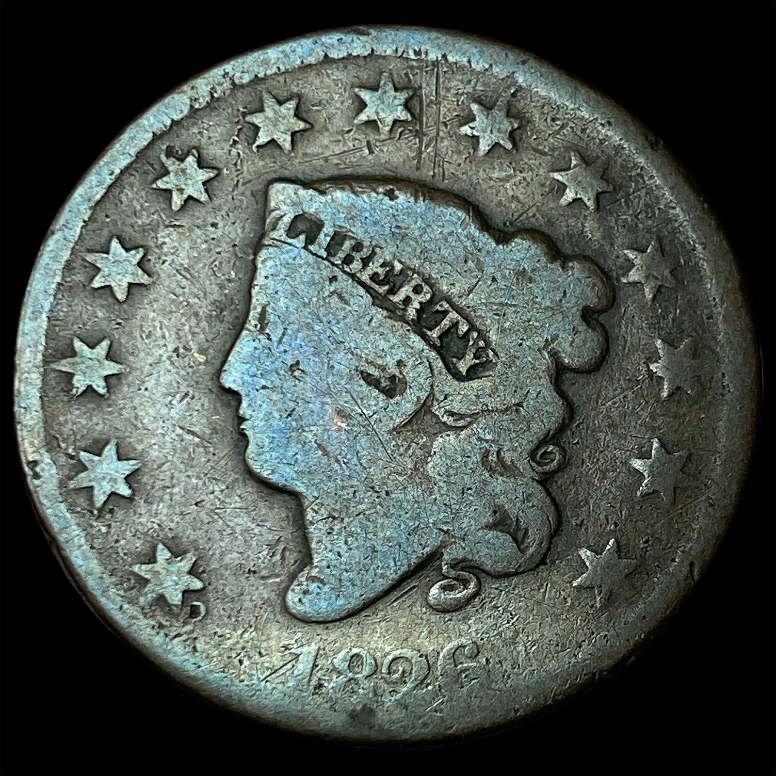 1826 Coronet Head Large Cent NICELY CIRCULATED: 1826 Coronet Head Large Cent NICELY CIRCULATED