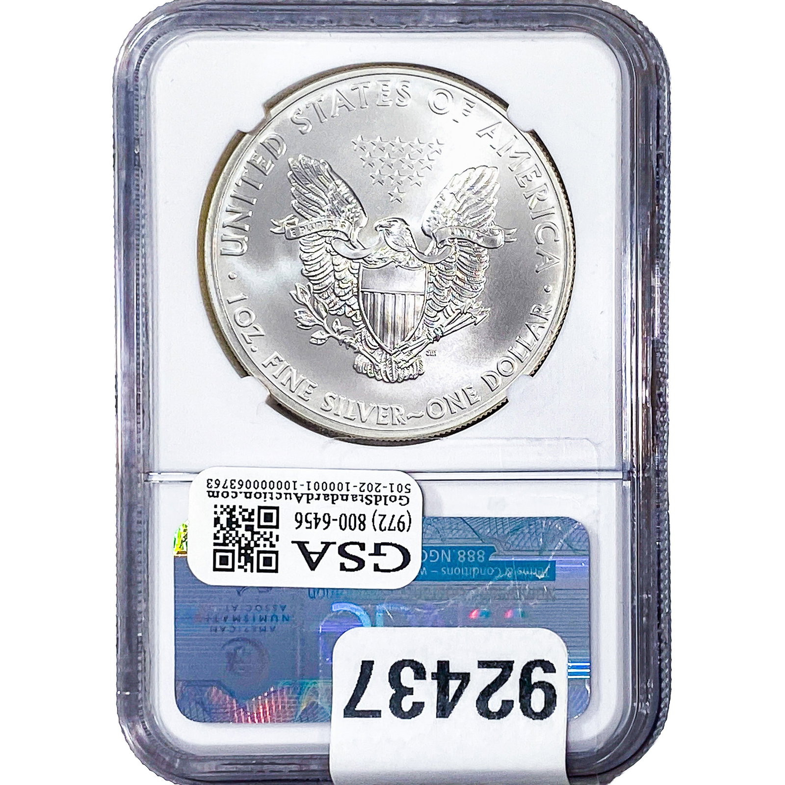 2012[S] Silver Eagle NGC MS70 - 2