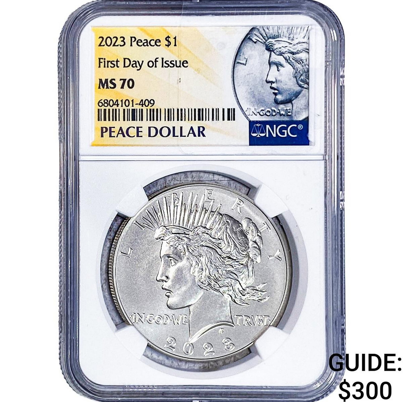 2023 Silver Peace Dollar NGC MS70: 2023 Silver Peace Dollar NGC MS70