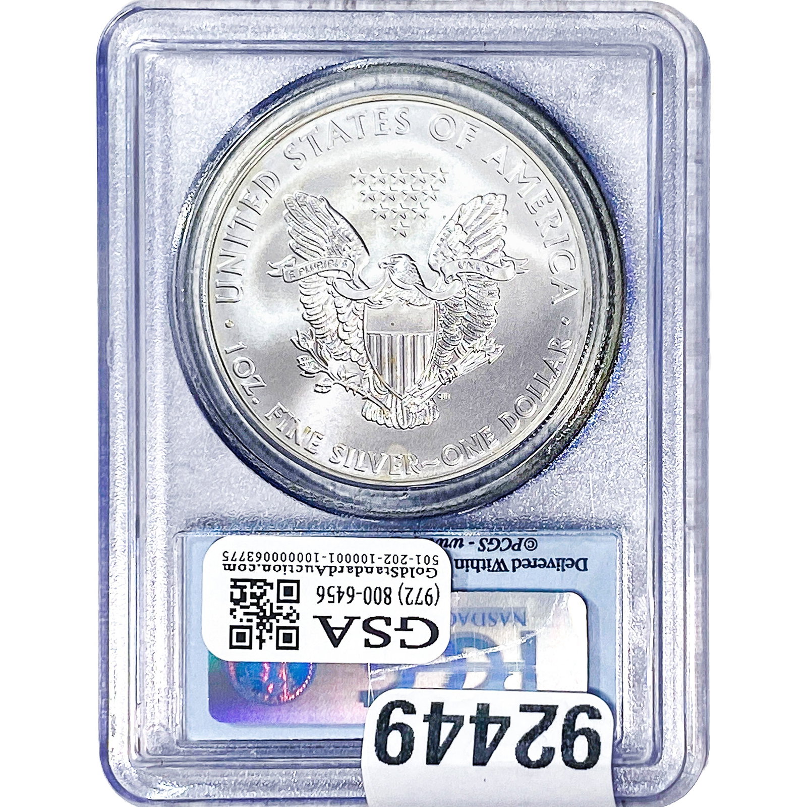 2008 Silver Eagle PCGS MS69 - 2