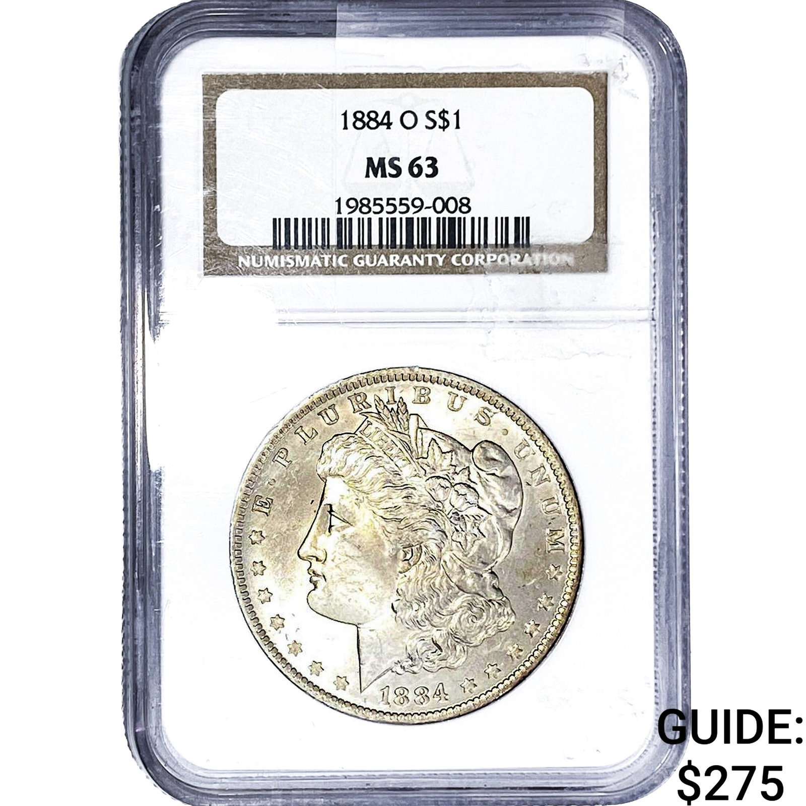 1884-O Morgan Silver Dollar NGC MS63 (1 of 2)