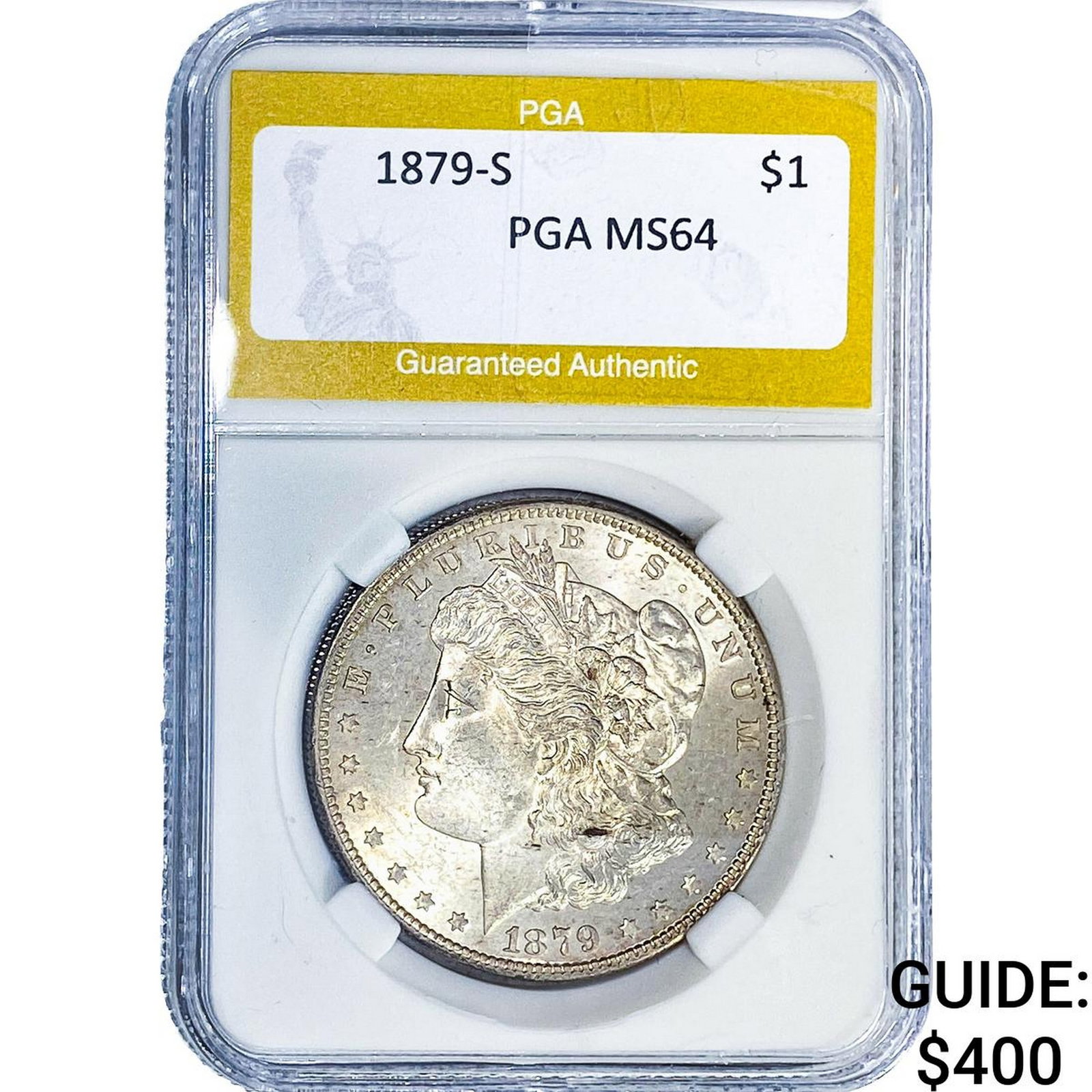 1879-S Morgan Silver Dollar PGA MS64 (1 of 2)