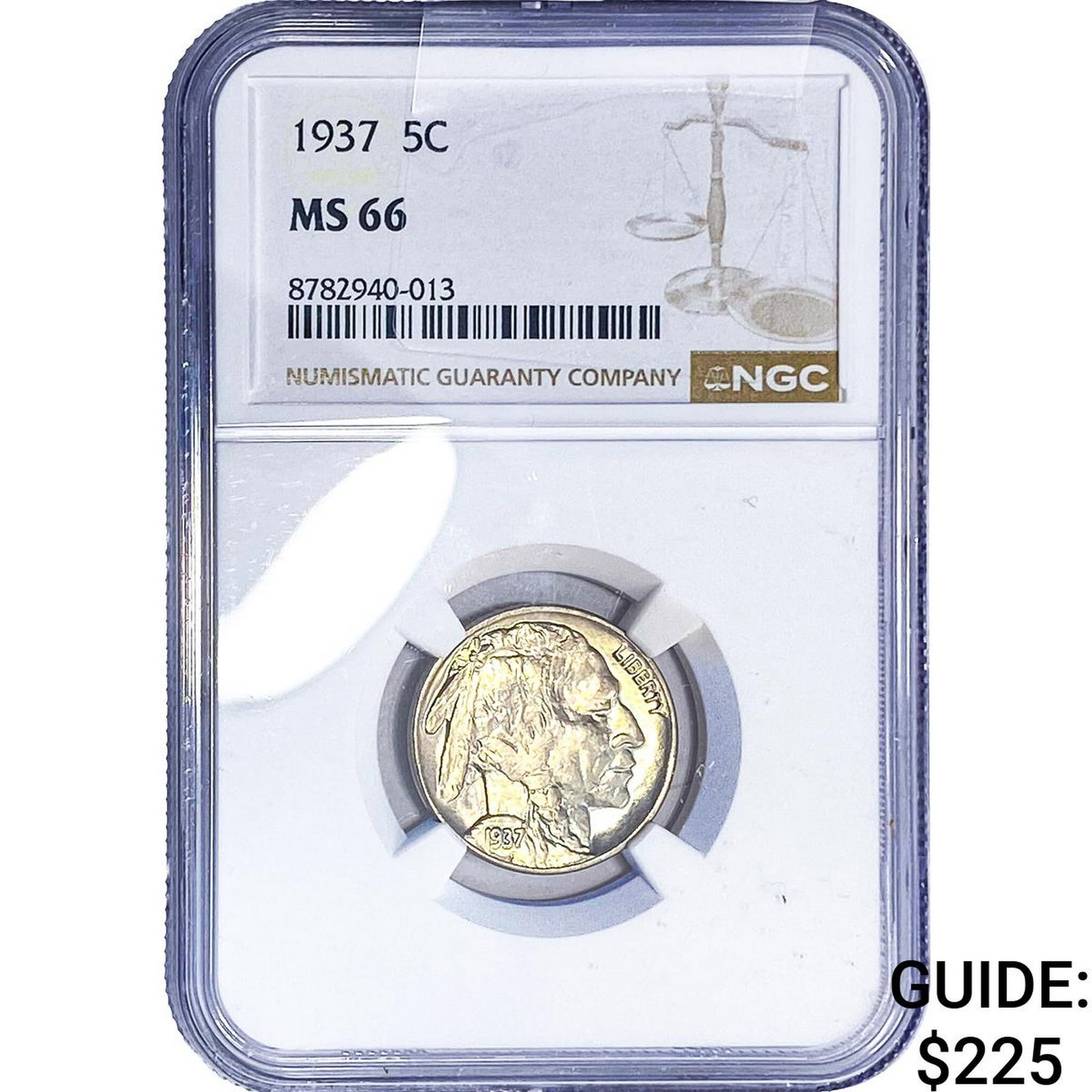 1937 Buffalo Nickel NGC MS66 (1 of 2)