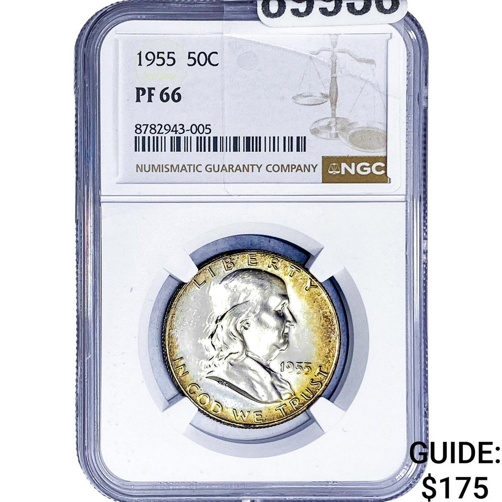 1955 Franklin Half Dollar NGC PF66 (1 of 2)