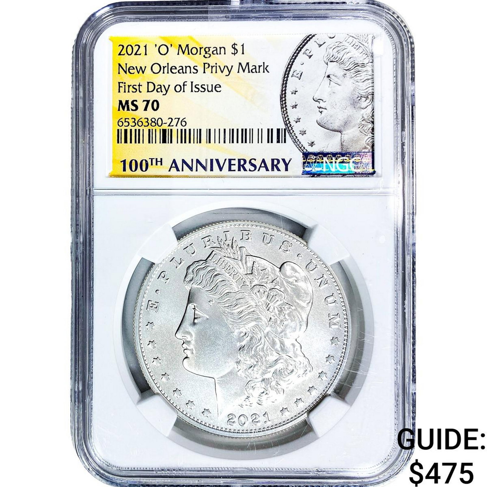 2021-O Morgan Silver Dollar NGC MS70: 2021-O Morgan Silver Dollar NGC MS70