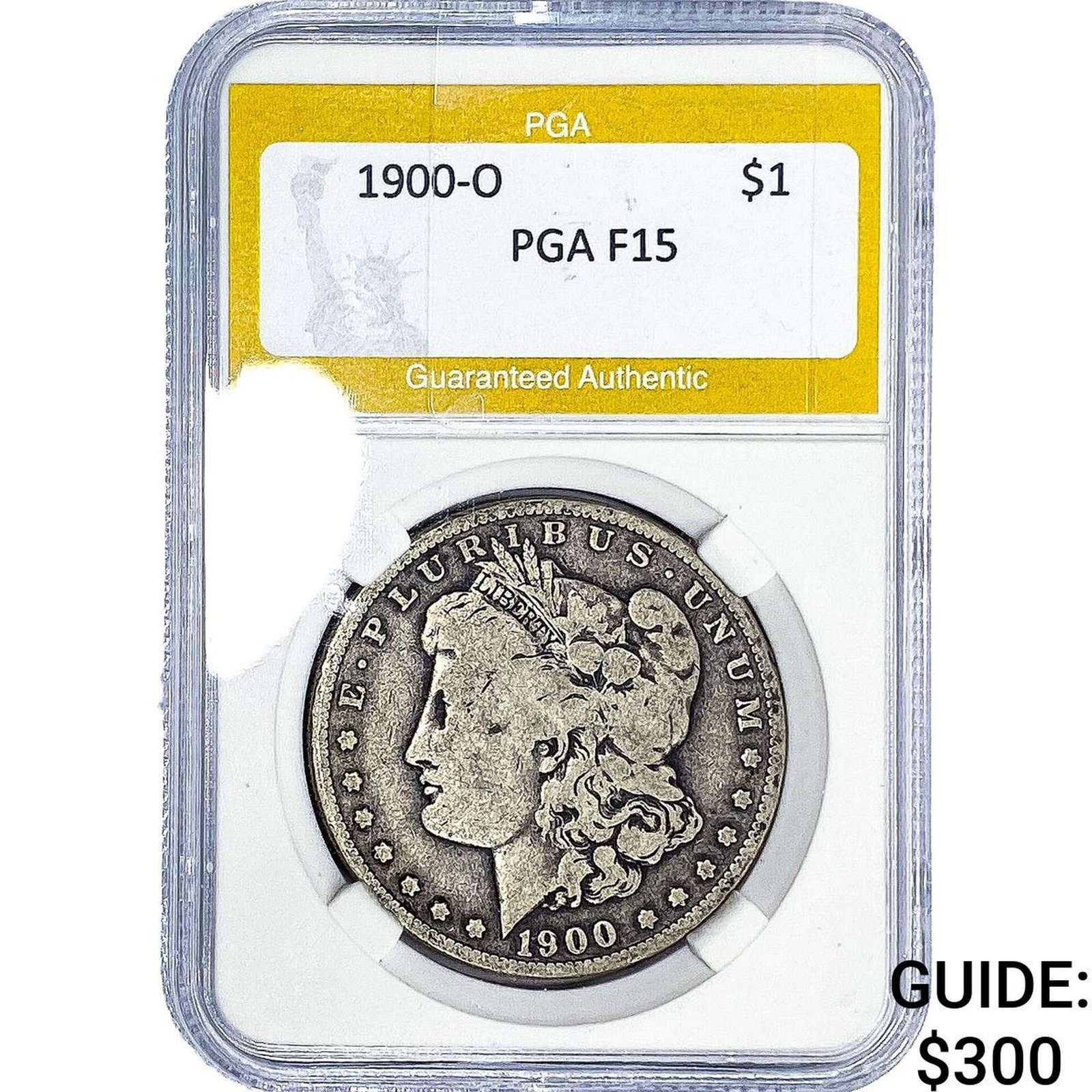 1900-O Morgan Silver Dollar PGA F15: 1900-O Morgan Silver Dollar PGA F15