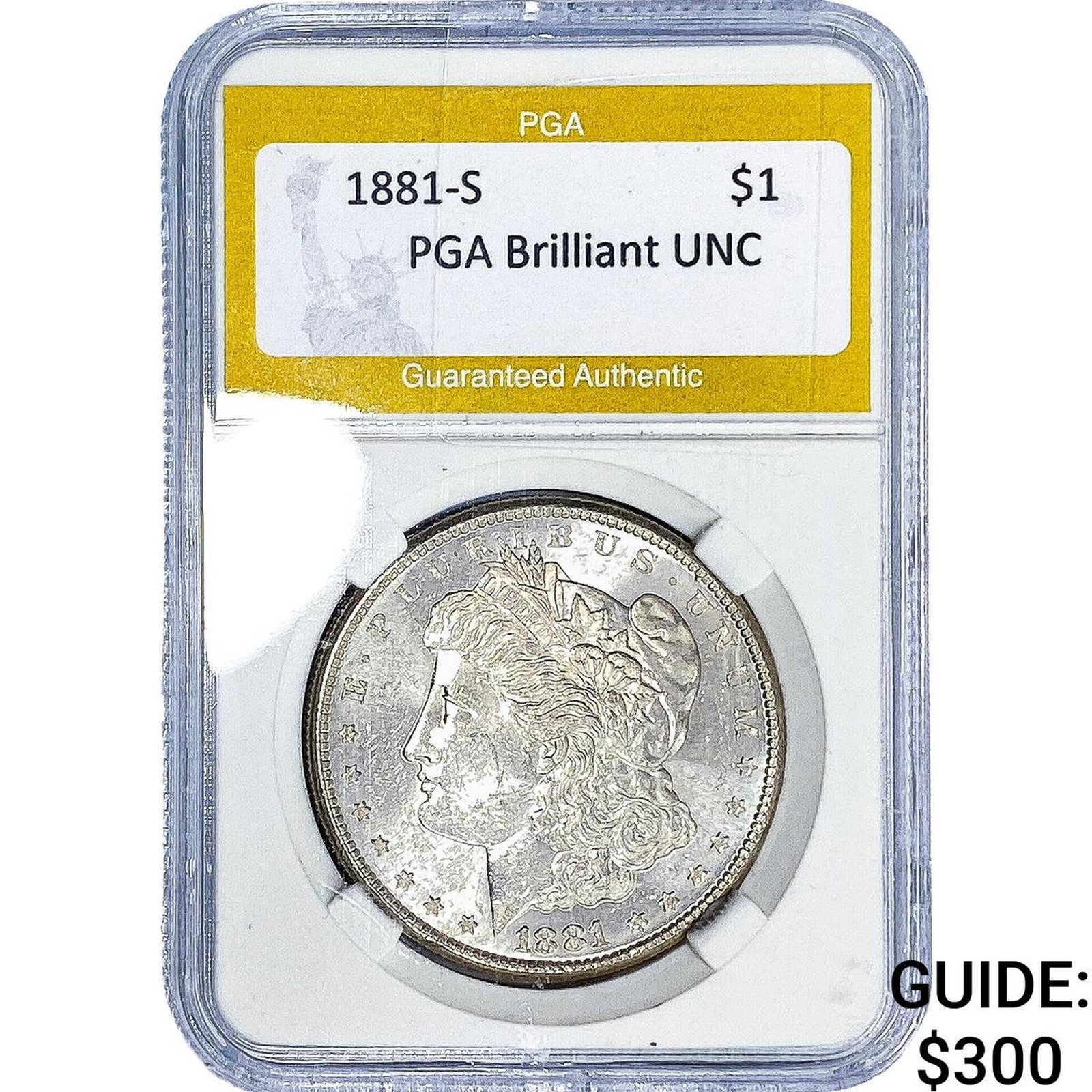 1881-S Morgan Silver Dollar PGA Brilliant UNC (1 of 2)