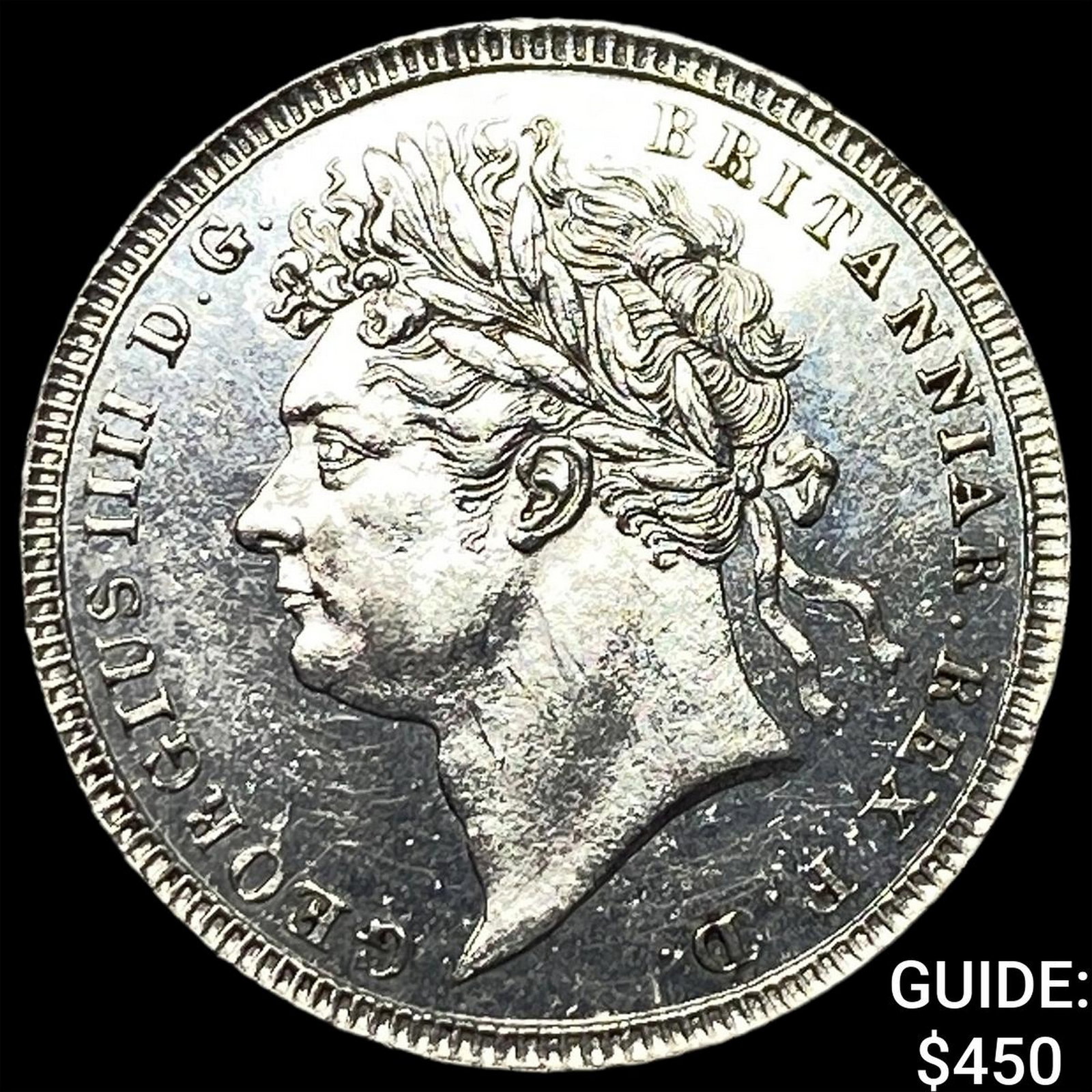 1825 Great Britain Silver Maundy 3 Pence GEM BU (1 of 2)
