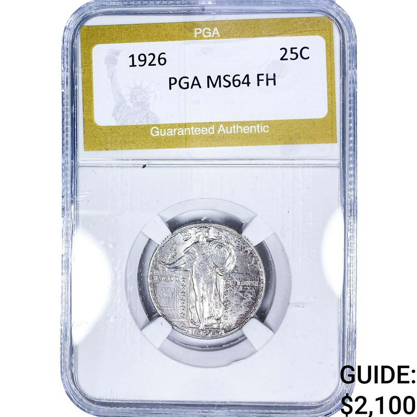 1926 Standing Liberty Quarter PGA MS64 FH (1 of 2)