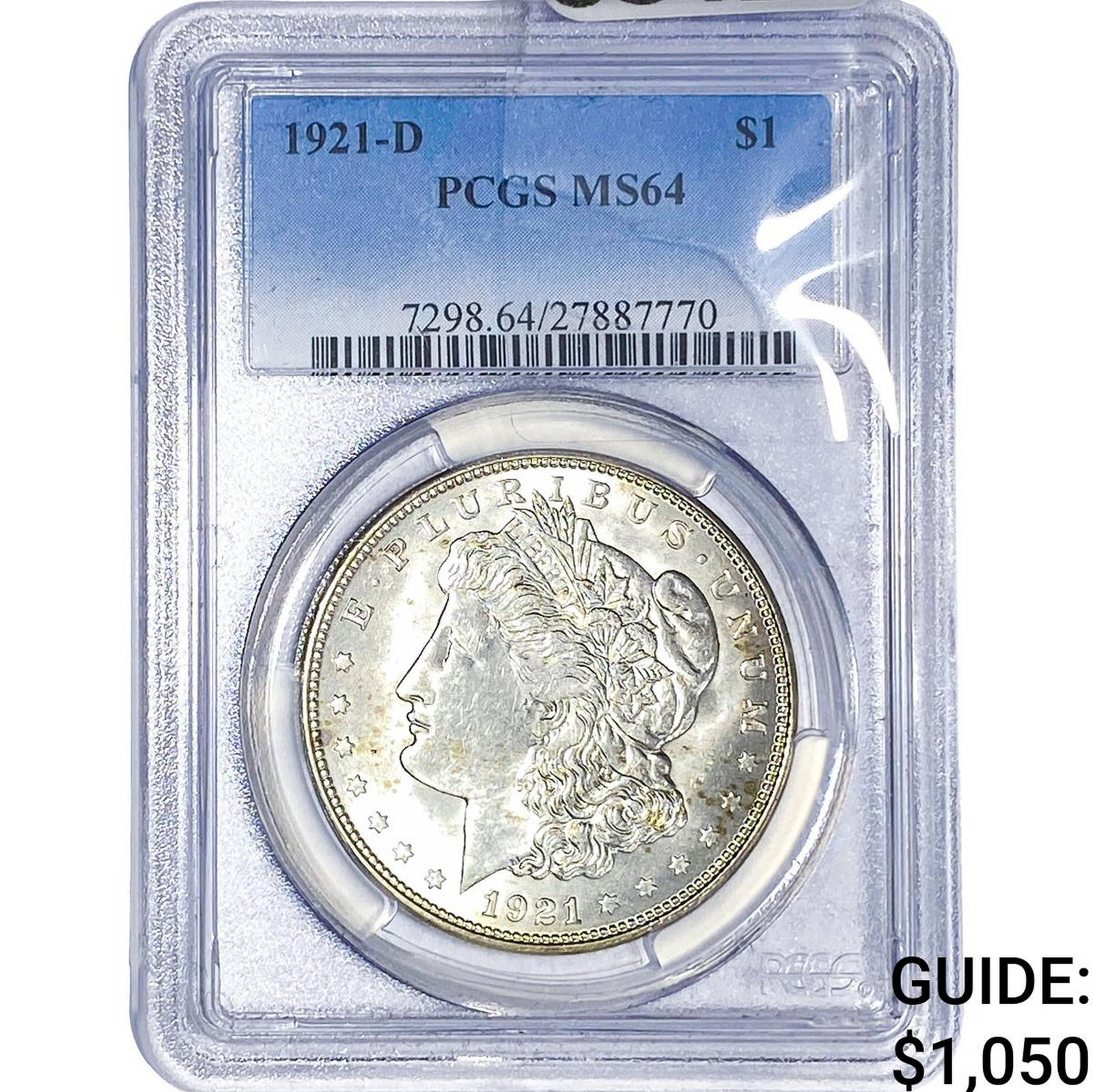 1921-D Morgan Silver Dollar PCGS MS64 (1 of 2)