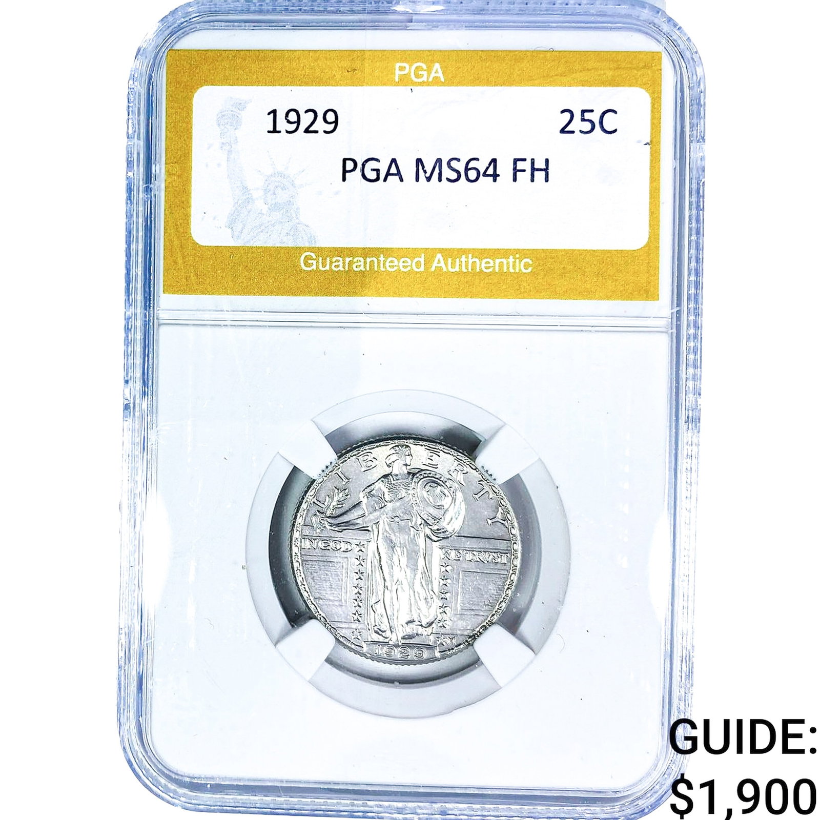 1929 Standing Liberty Quarter PGA MS64 FH (1 of 2)