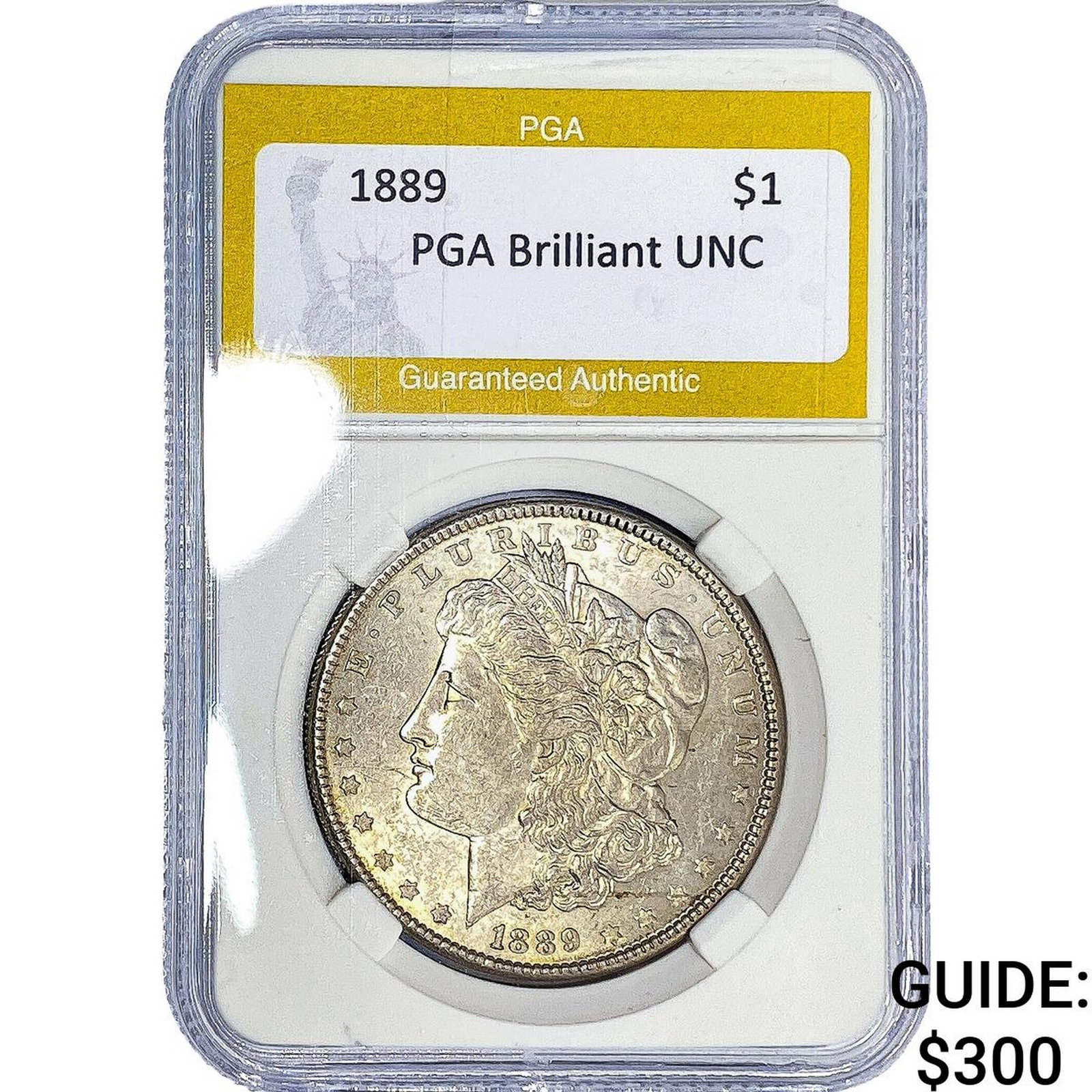 1889 Morgan Silver Dollar PGA Brilliant UNC (1 of 2)