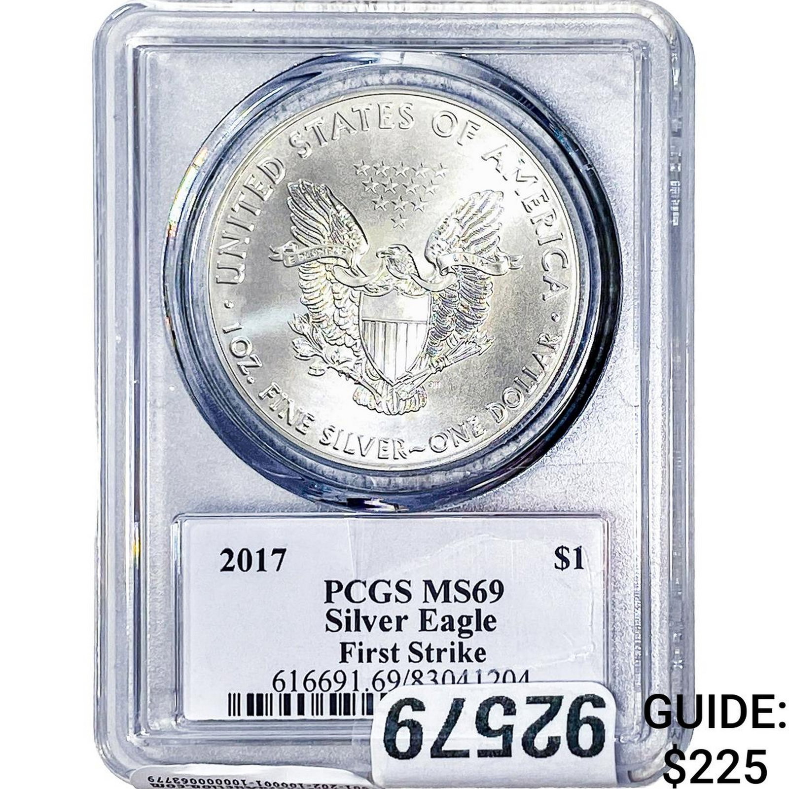 2017 Silver Eagle PCGS MS69 Trump (1 of 2)