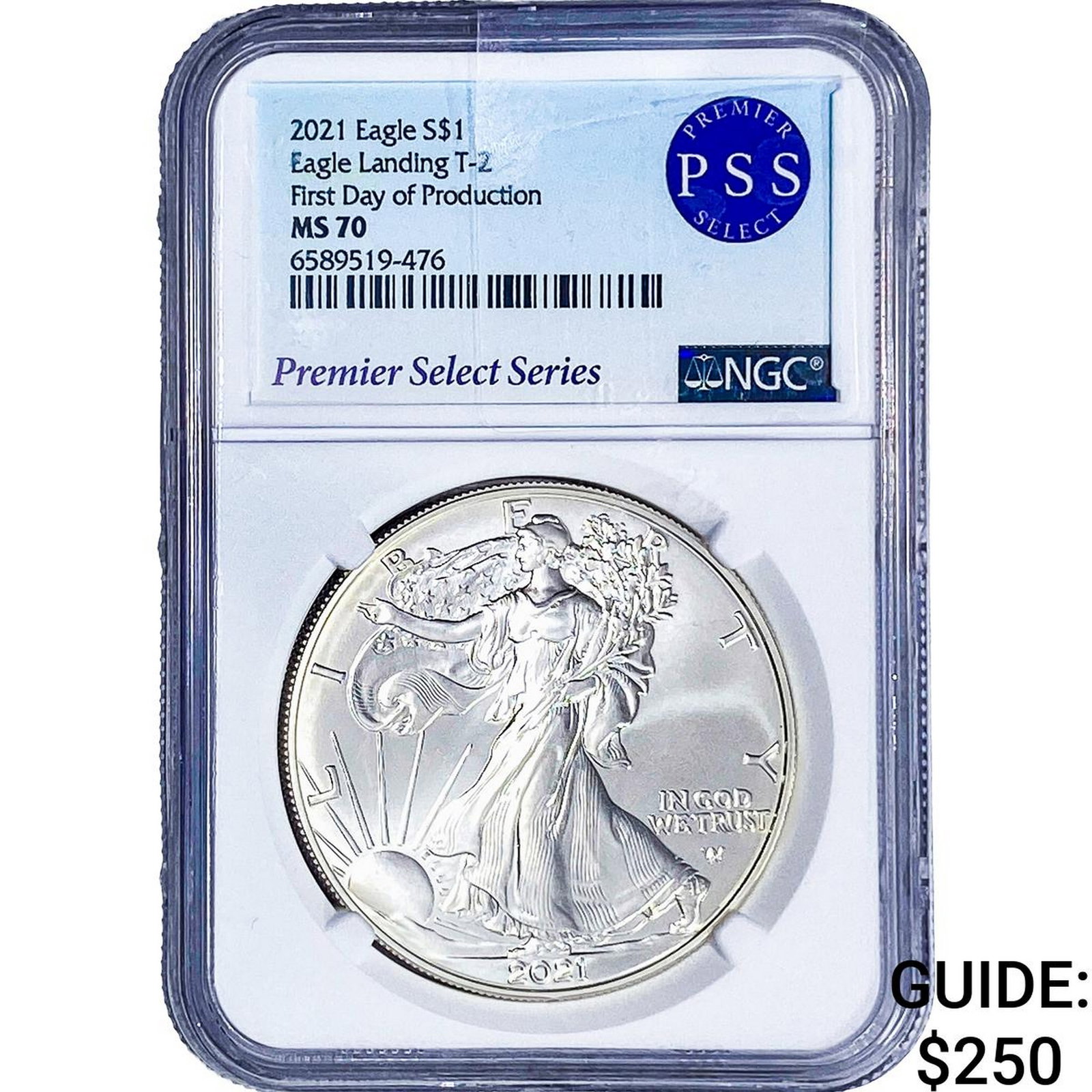 2021 Silver Eagle NGC MS70 PSS: 2021 Silver Eagle NGC MS70 PSS