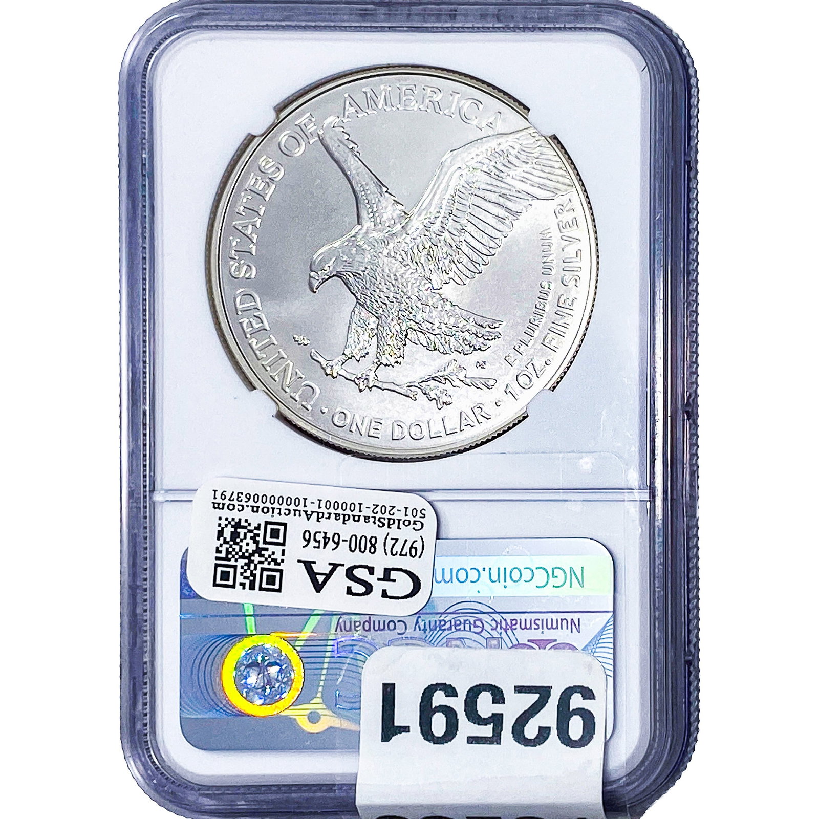 2021 Silver Eagle NGC MS70 PSS - 2