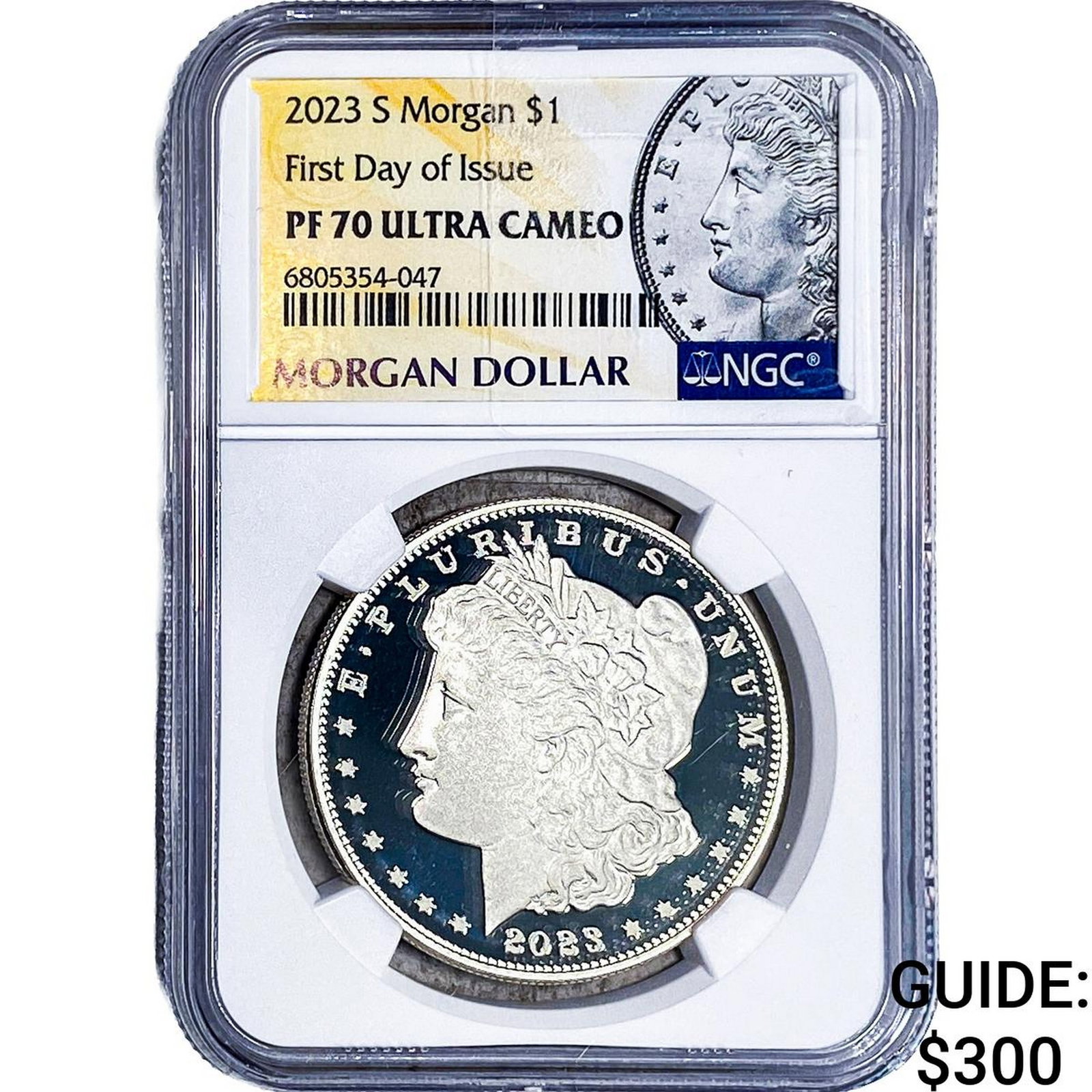2023-S Morgan Silver Dollar NGC PF70 Ultra Cameo: 2023-S Morgan Silver Dollar NGC PF70 Ultra Cameo