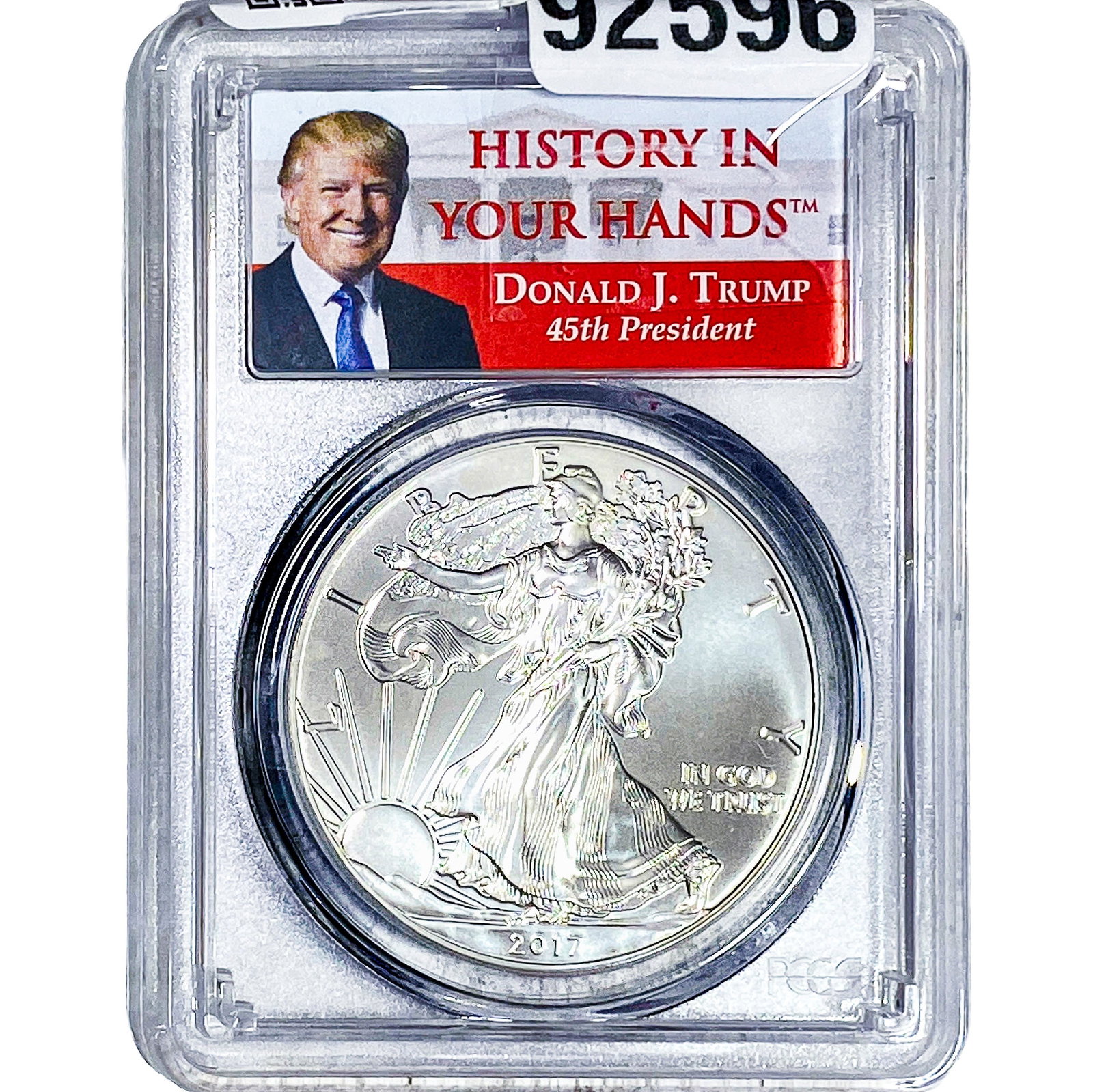 2017 Silver Eagle PCGS MS69 Trump - 2