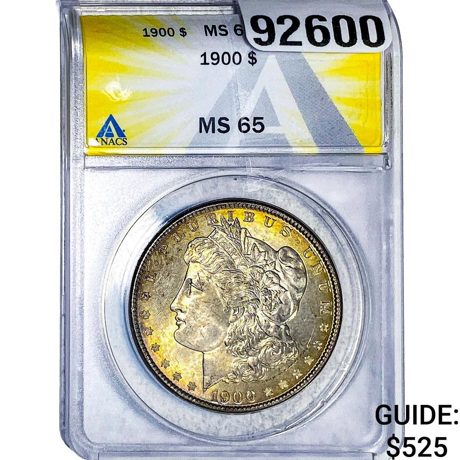 1900 Morgan Silver Dollar ANACS MS65: 1900 Morgan Silver Dollar ANACS MS65