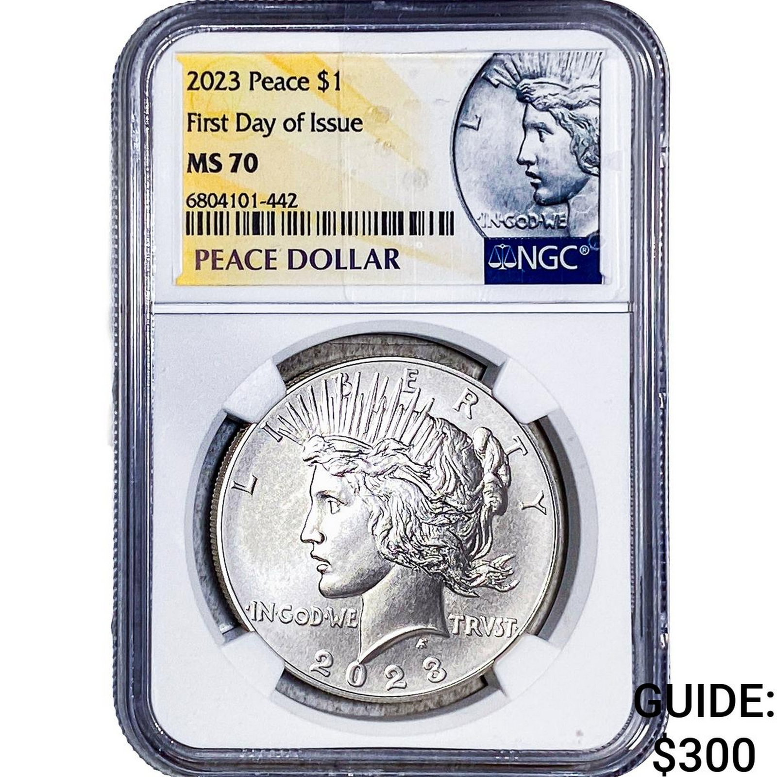2023 Silver Peace Dollar NGC MS70: 2023 Silver Peace Dollar NGC MS70