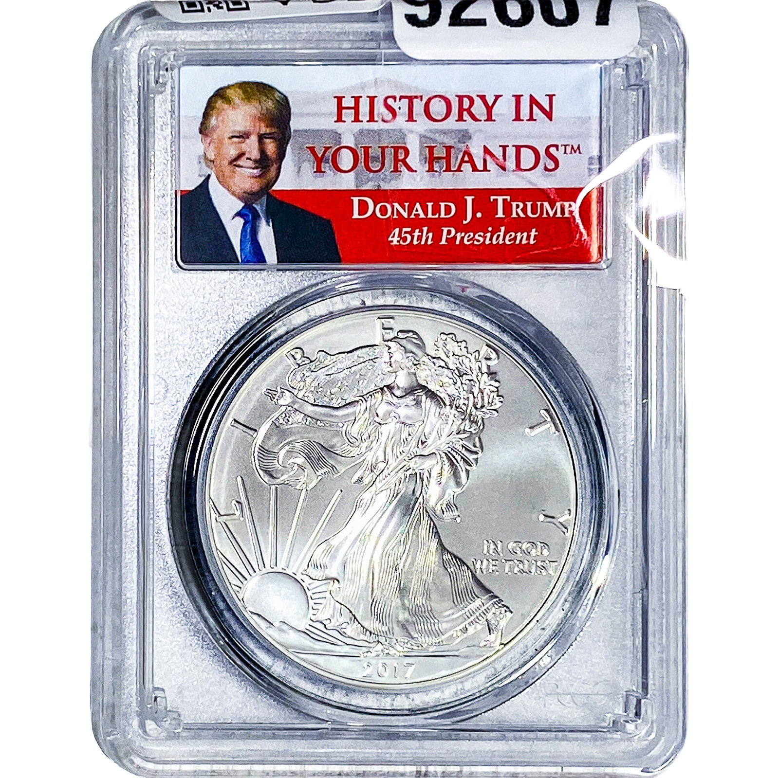 2017 Silver Eagle PCGS MS69 Trump - 2