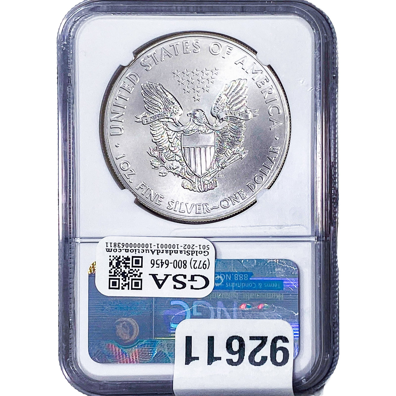 2012[W] Silver Eagle NGC MS70 - 2