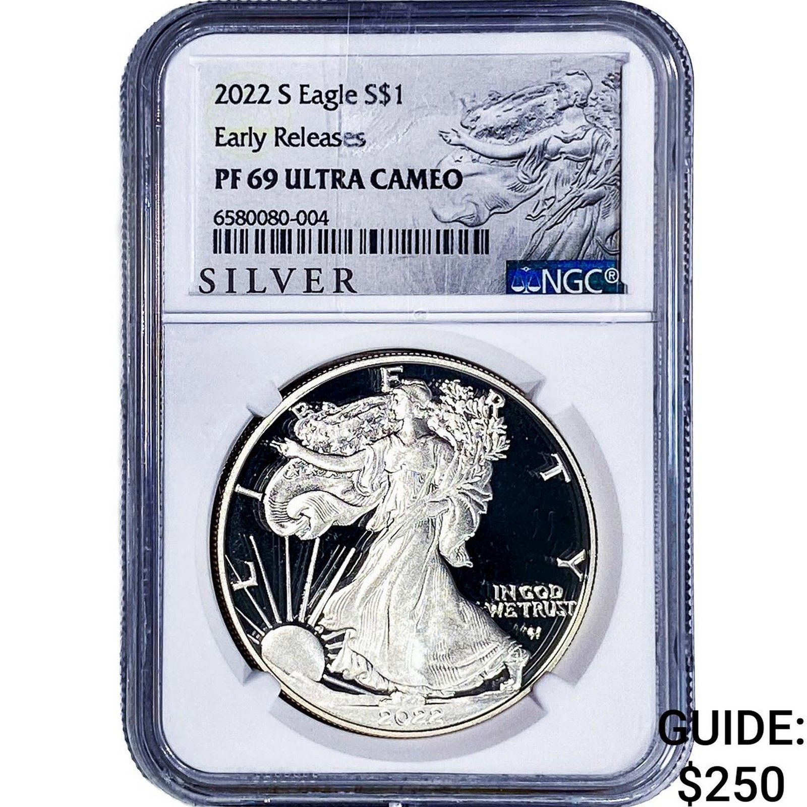 2022-S Silver Eagle NGC PF69 Ultra Cameo: 2022-S Silver Eagle NGC PF69 Ultra Cameo