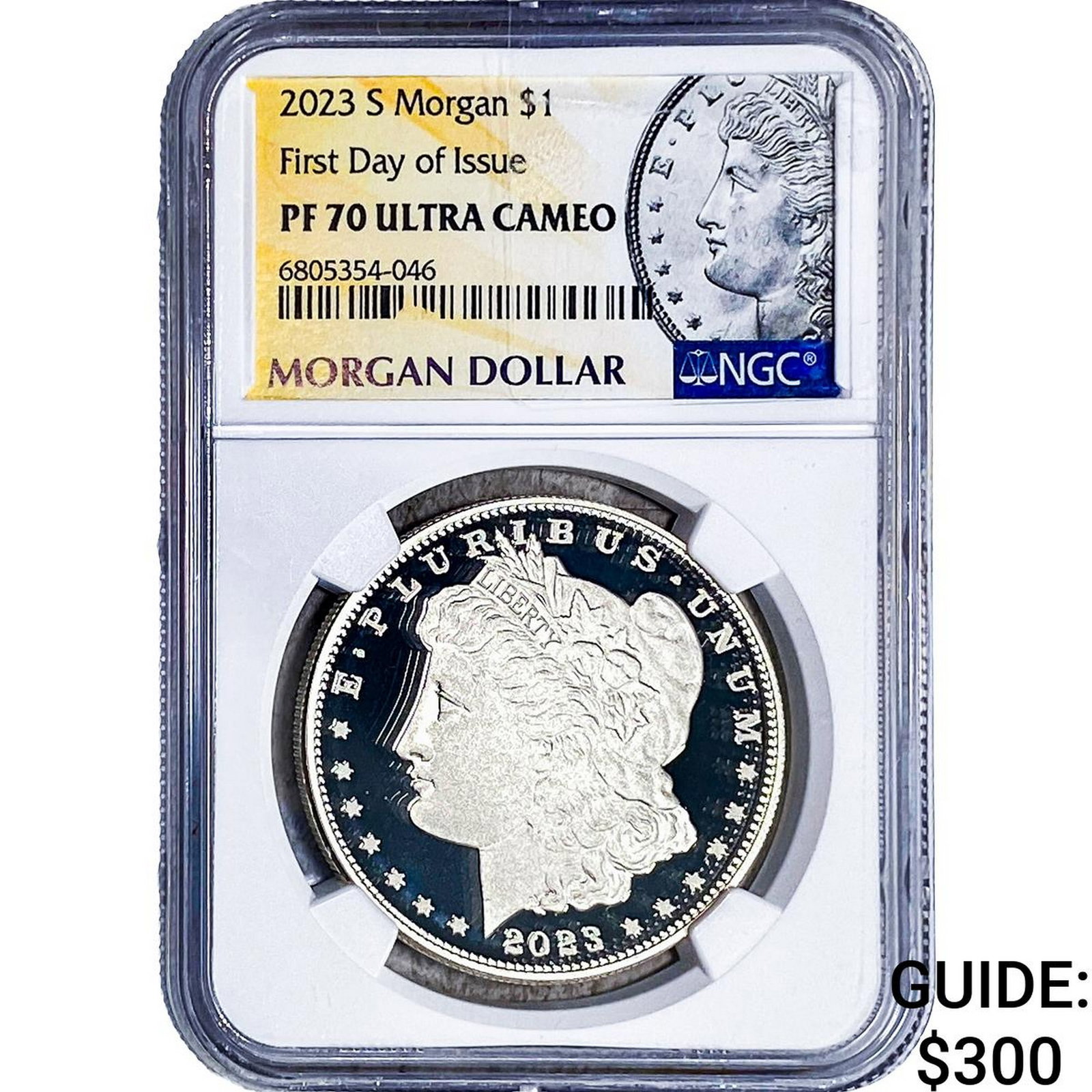 2023-S Morgan Silver Dollar NGC PF70 Ultra Cameo: 2023-S Morgan Silver Dollar NGC PF70 Ultra Cameo