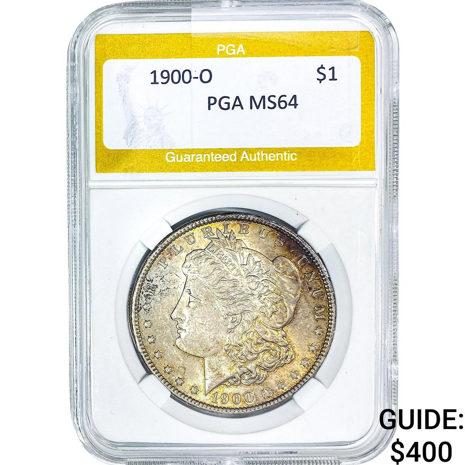 1900-O Morgan Silver Dollar PGA MS64: 1900-O Morgan Silver Dollar PGA MS64