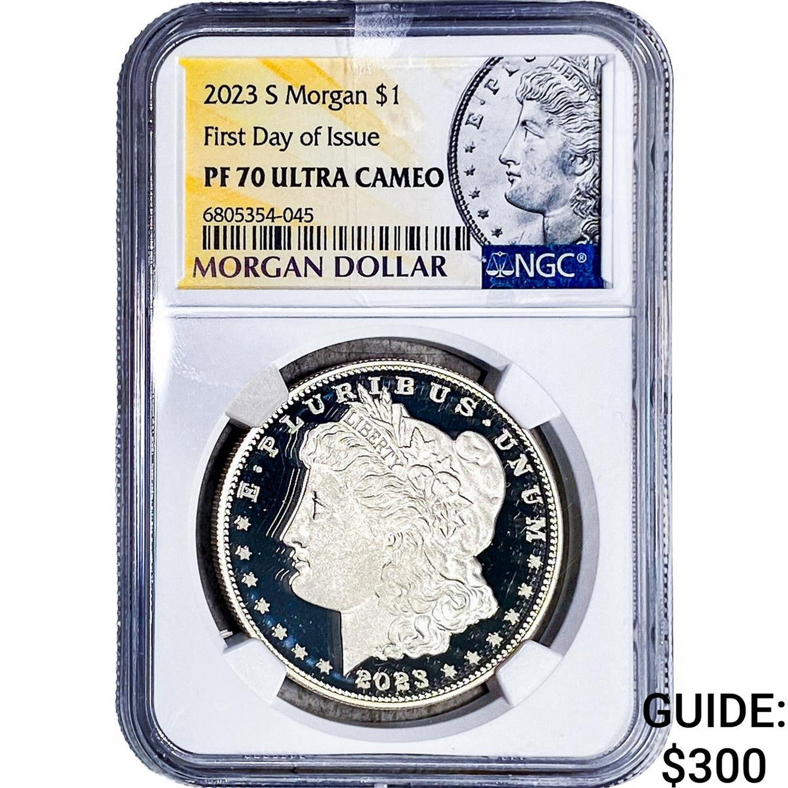 2023-S Morgan Silver Dollar NGC PF70 Ultra Cameo: 2023-S Morgan Silver Dollar NGC PF70 Ultra Cameo